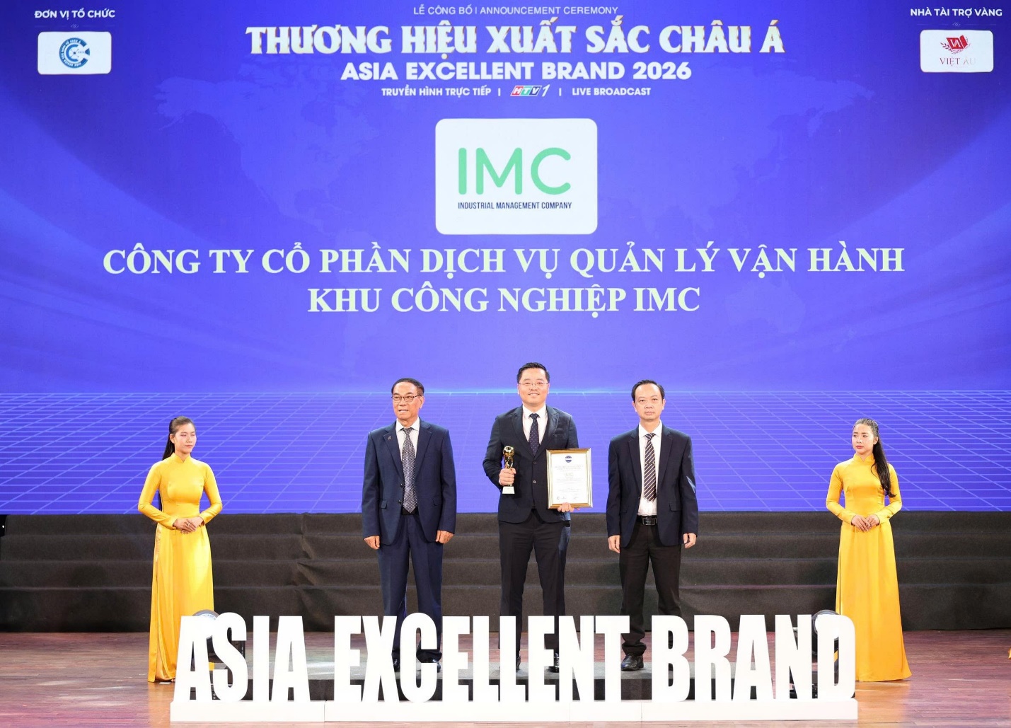 IMC v&agrave; ROX Group đ&oacute;n nhận Giải thưởng Top 10 Thương hiệu xuất sắc ch&acirc;u &Aacute; 2026 - Ảnh 1.