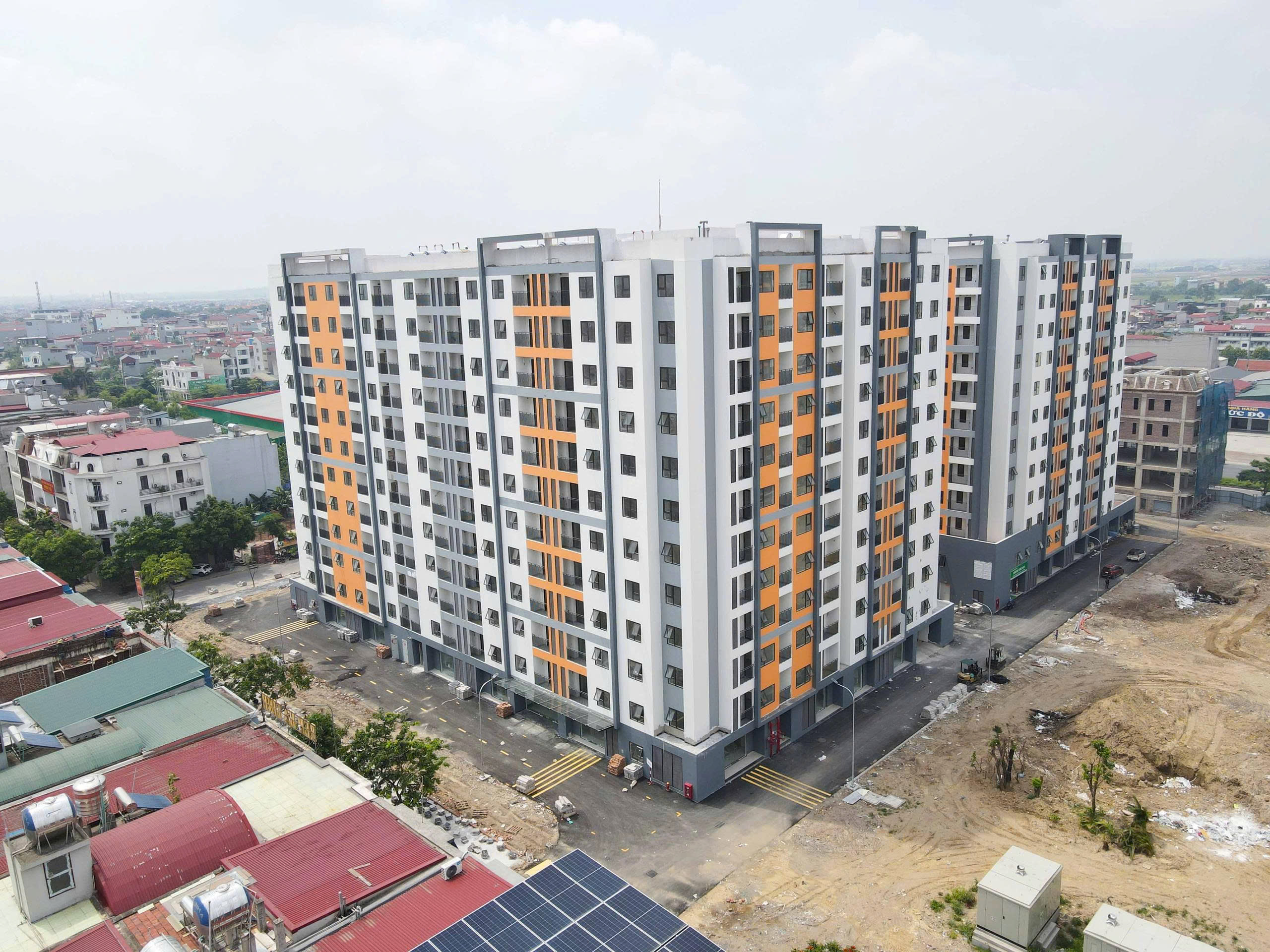 Cận cảnh dự án nhà ở xã hội 900 căn hộ ở Bắc Ninh trước ngày về đích- Ảnh 8.