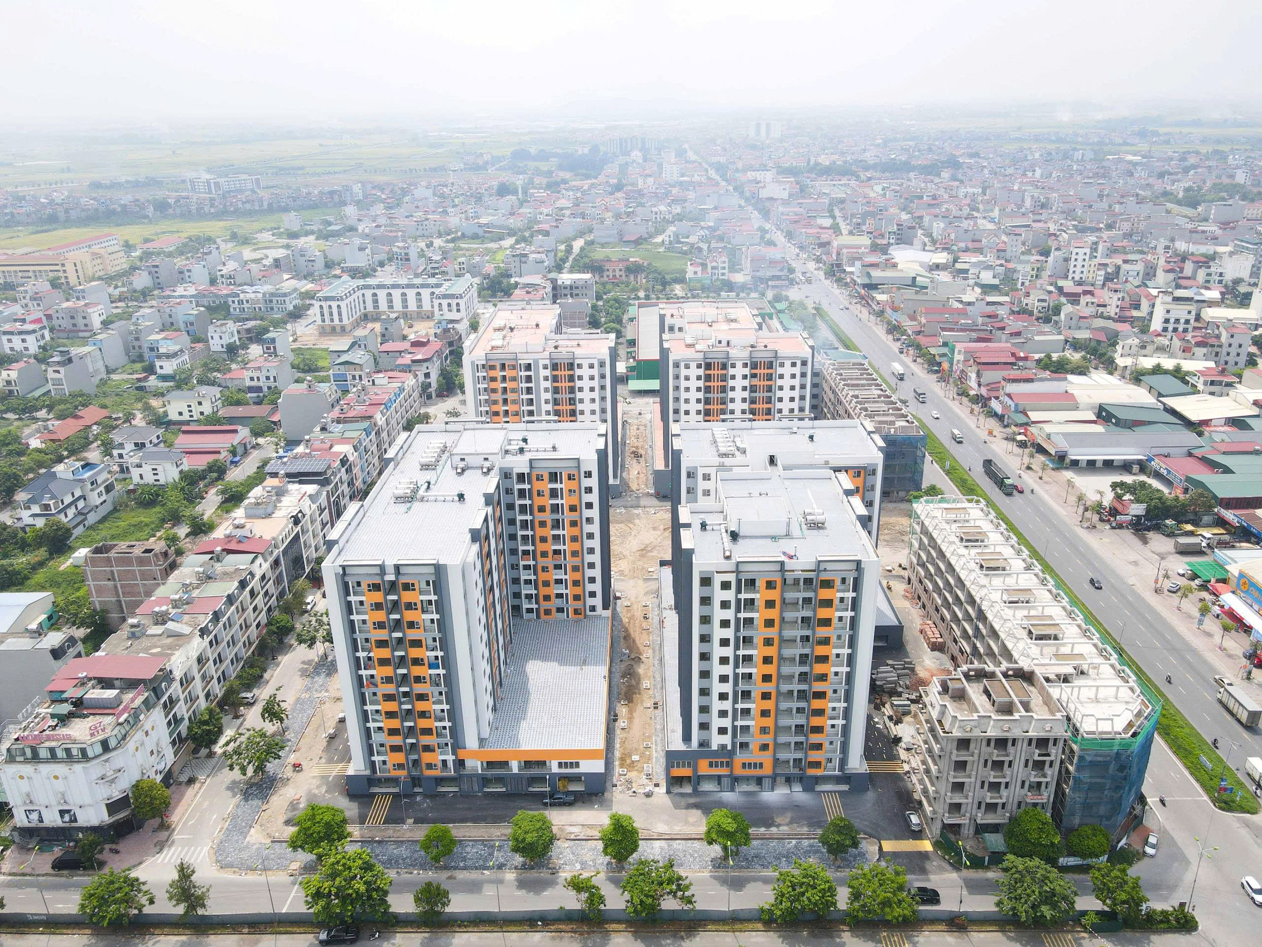 Cận cảnh dự án nhà ở xã hội 900 căn hộ ở Bắc Ninh trước ngày về đích- Ảnh 1.