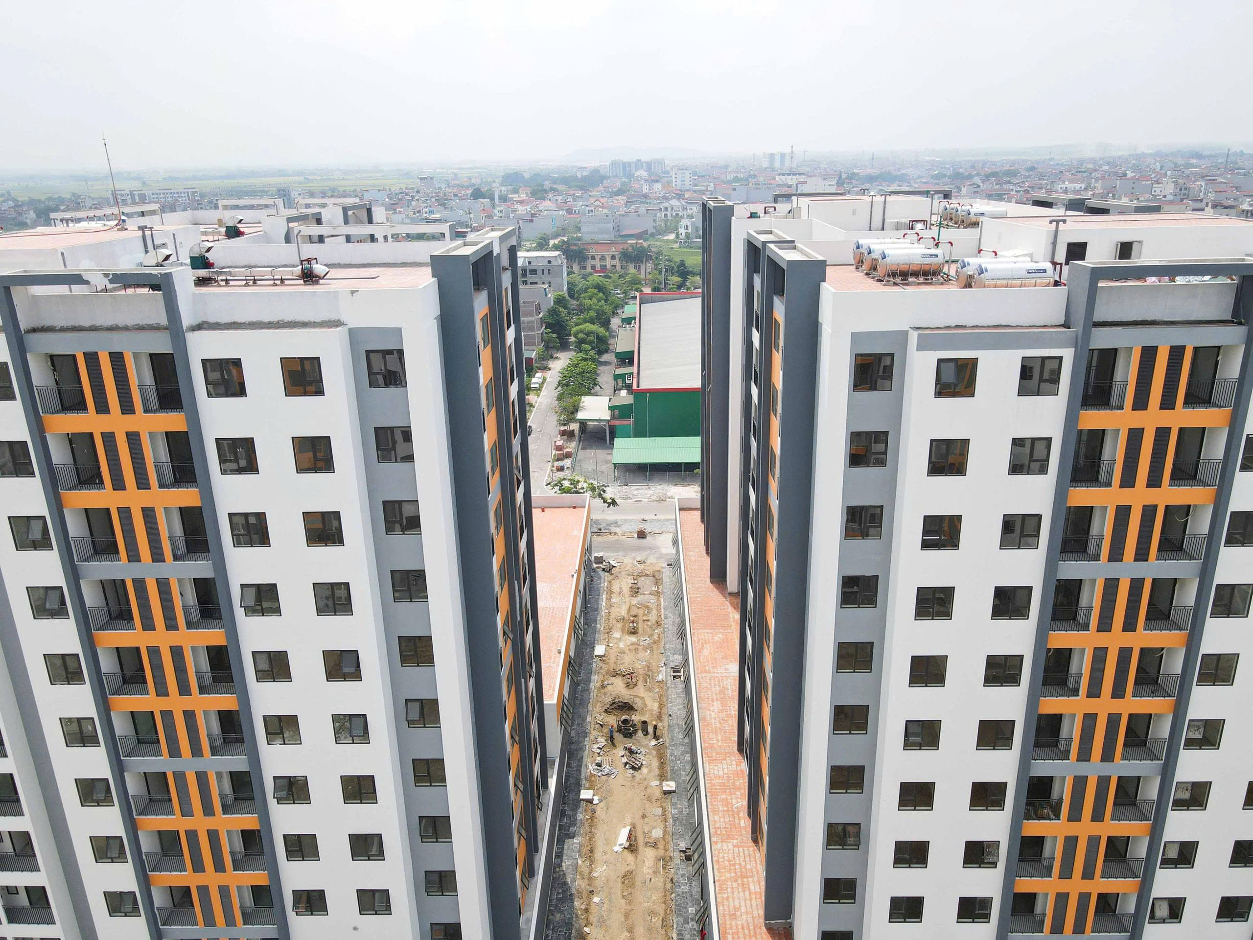 Cận cảnh dự án nhà ở xã hội 900 căn hộ ở Bắc Ninh trước ngày về đích- Ảnh 4.