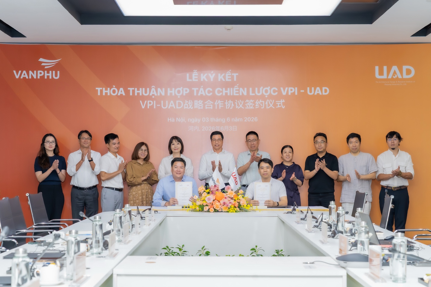 Văn Ph&uacute; k&yacute; kết hợp t&aacute;c chiến lược với UAD, n&acirc;ng tầm chuẩn mực quy hoạch v&agrave; kiến tạo đ&ocirc; thị- Ảnh 1.
