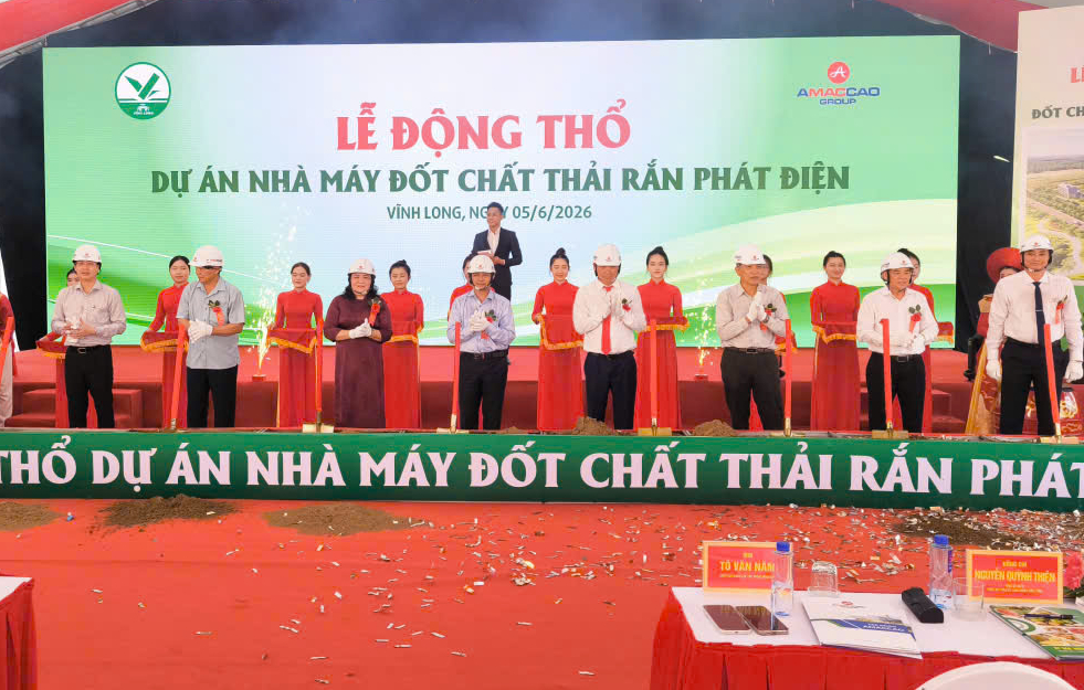 Vĩnh Long xây dựng nhà máy đốt chất thải rắn bằng điện 1.919 tỷ đồng- Ảnh 1.