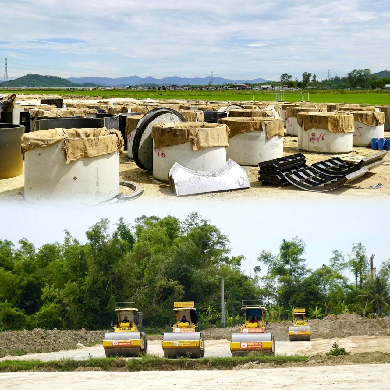 Tăng tốc thi c&ocirc;ng cao tốc Quy Nhơn - Pleiku Giữa nắng n&oacute;ng miền trung - Ảnh 2.