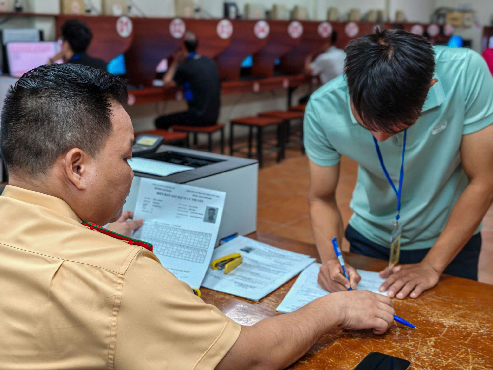 Ng&agrave;y đầu bỏ thi m&ocirc; phỏng s&aacute;t hạch l&aacute;i &ocirc; t&ocirc;, học vi&ecirc;n ''dễ thở'' v&igrave; giảm &aacute;p lực - Ảnh 3.