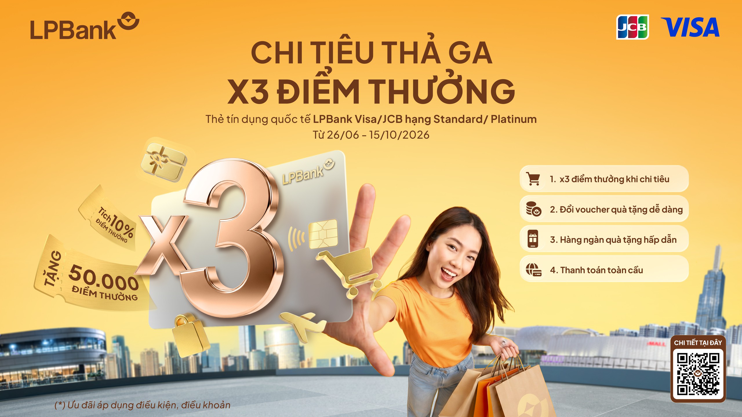 T&iacute;ch điểm l&ecirc;n đến 10% c&ugrave;ng thẻ t&iacute;n dụng LPBank - Ảnh 2.