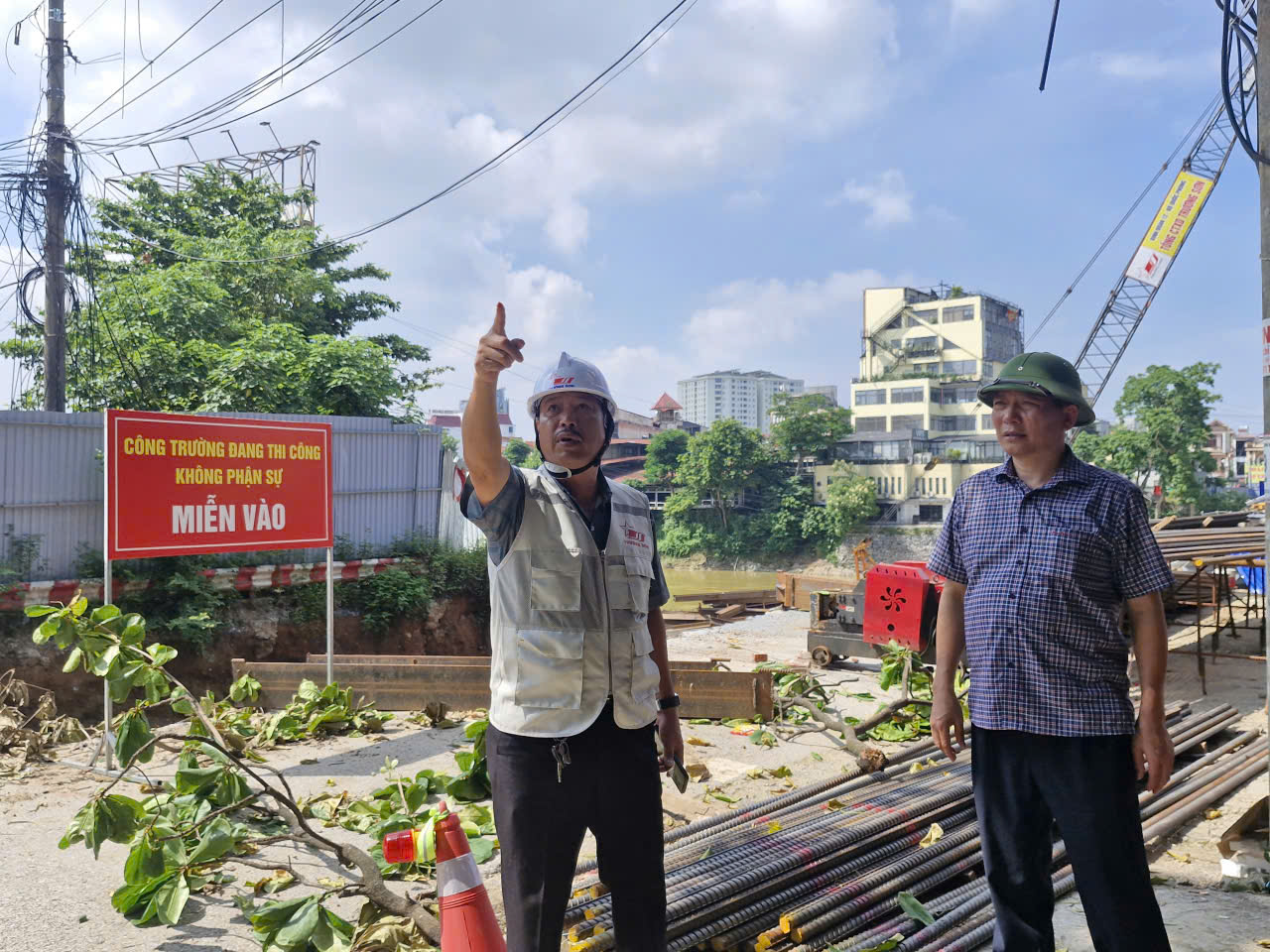 Vượt kh&oacute; bảo đảm tiến độ thi c&ocirc;ng cầu Gia Bảy tại Th&aacute;i Nguy&ecirc;n - Ảnh 2.