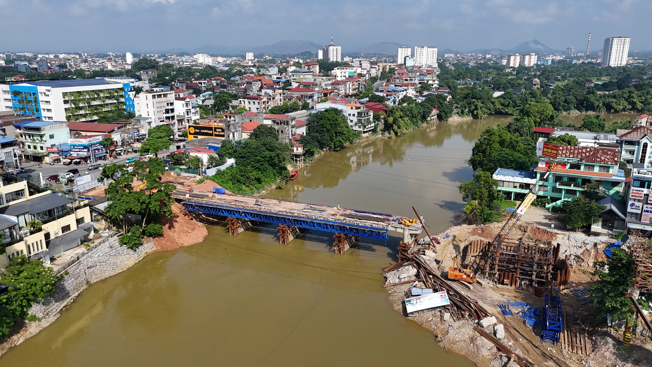Vượt kh&oacute; bảo đảm tiến độ thi c&ocirc;ng cầu Gia Bảy tại Th&aacute;i Nguy&ecirc;n - Ảnh 18.