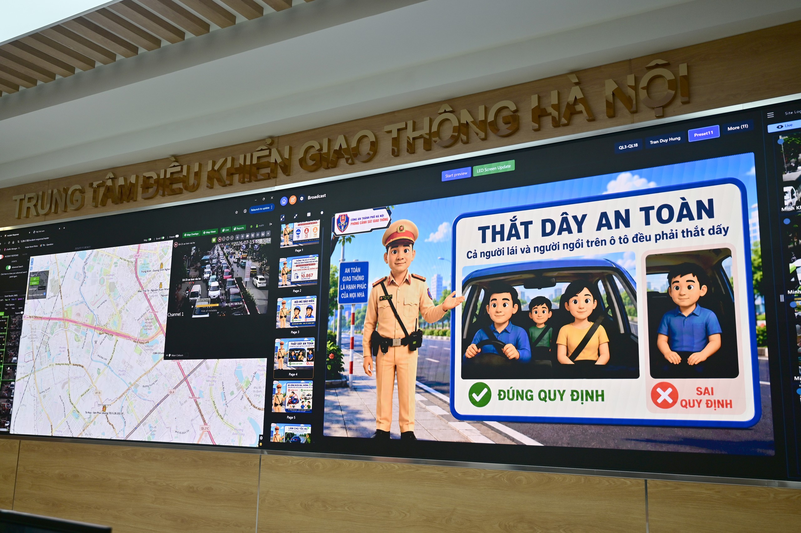 Cận cảnh hệ thống giao th&ocirc;ng th&ocirc;ng minh, ứng dụng AI của C&ocirc;ng an H&agrave; Nội vận h&agrave;nh từ 15/7 - Ảnh 4.