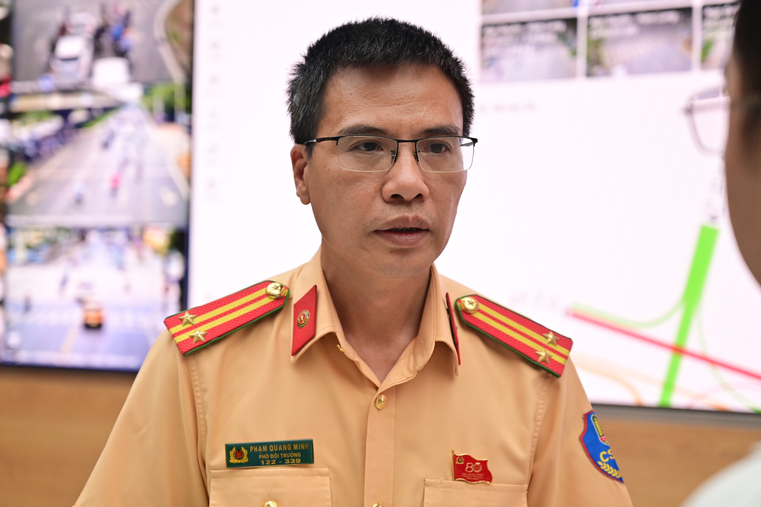 Cận cảnh hệ thống giao th&ocirc;ng th&ocirc;ng minh, ứng dụng AI của C&ocirc;ng an H&agrave; Nội vận h&agrave;nh từ 15/7 - Ảnh 14.