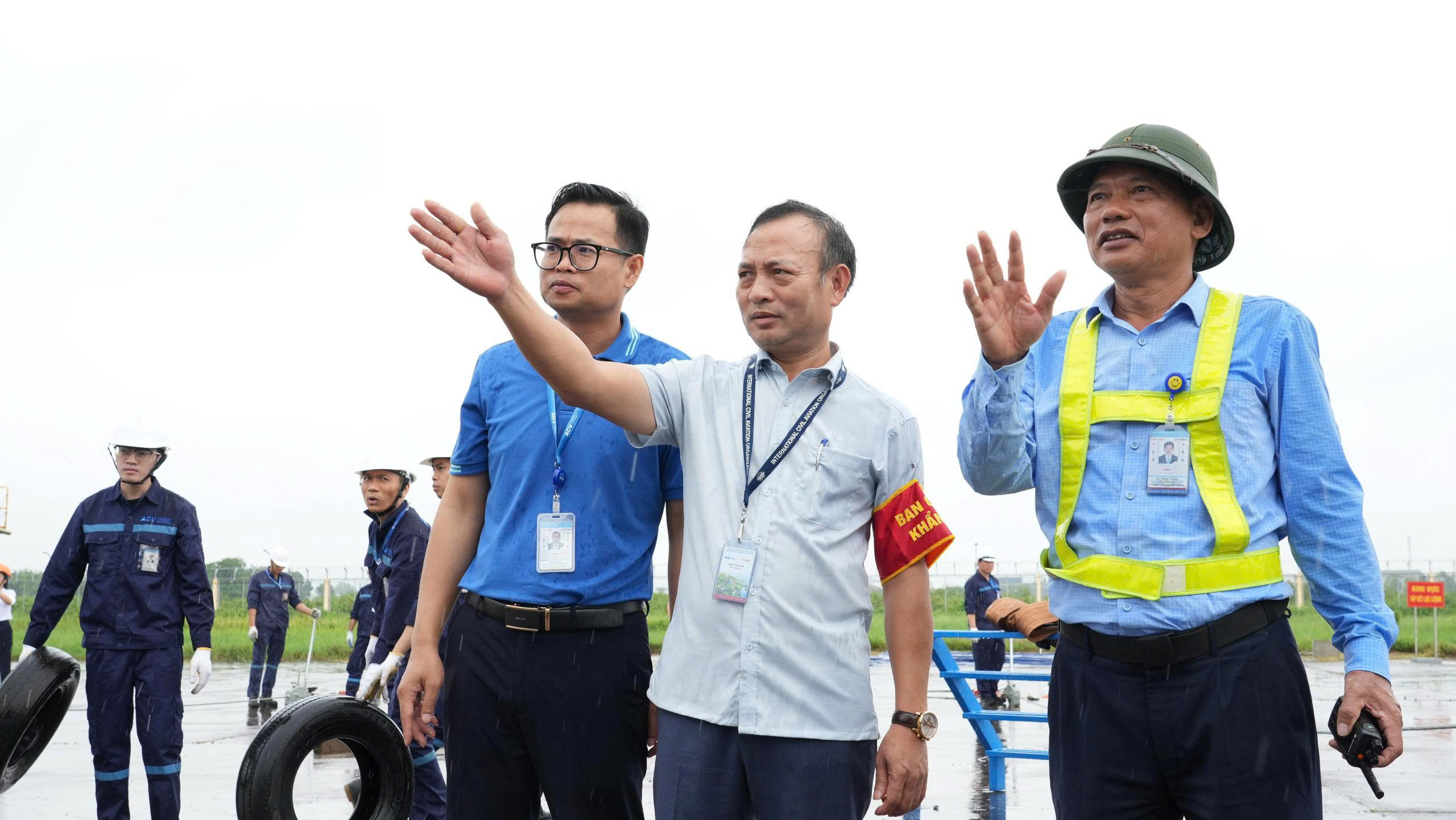 Diễn tập cứu nạn cứu hộ quy m&ocirc; lớn tại cảng h&agrave;ng kh&ocirc;ng lớn nhất khu vực ph&iacute;a Bắc - Ảnh 5.