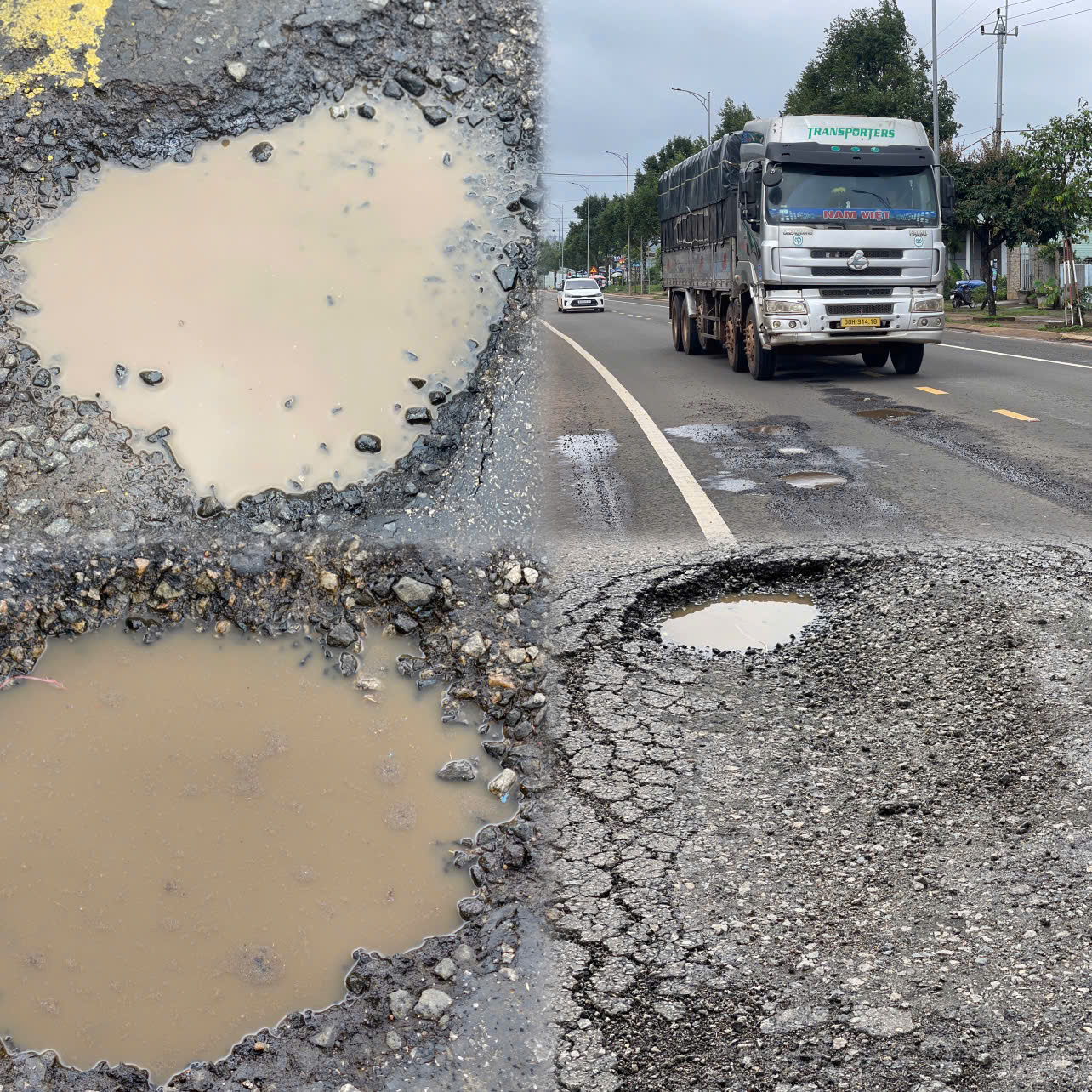 Gia Lai: Quốc lộ 19 xuất hiện ổ voi ổ gà gây mất an toàn giao thông 2026 - Ảnh 5.