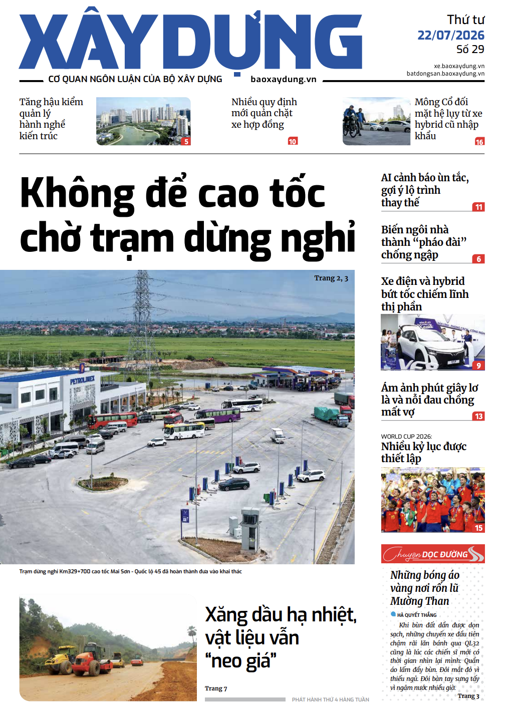 Tin mới nhất, hay nhất trên Báo Xây dựng ngày 22/7/2026 - Ảnh 1.