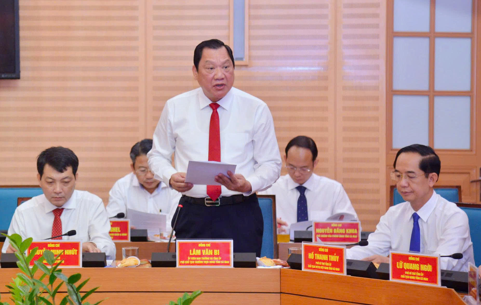 Th&uacute;c đẩy hợp t&aacute;c to&agrave;n diện tr&ecirc;n c&aacute;c lĩnh vực giữa th&agrave;nh phố H&agrave; Nội v&agrave; tỉnh C&agrave; Mau - Ảnh 1.