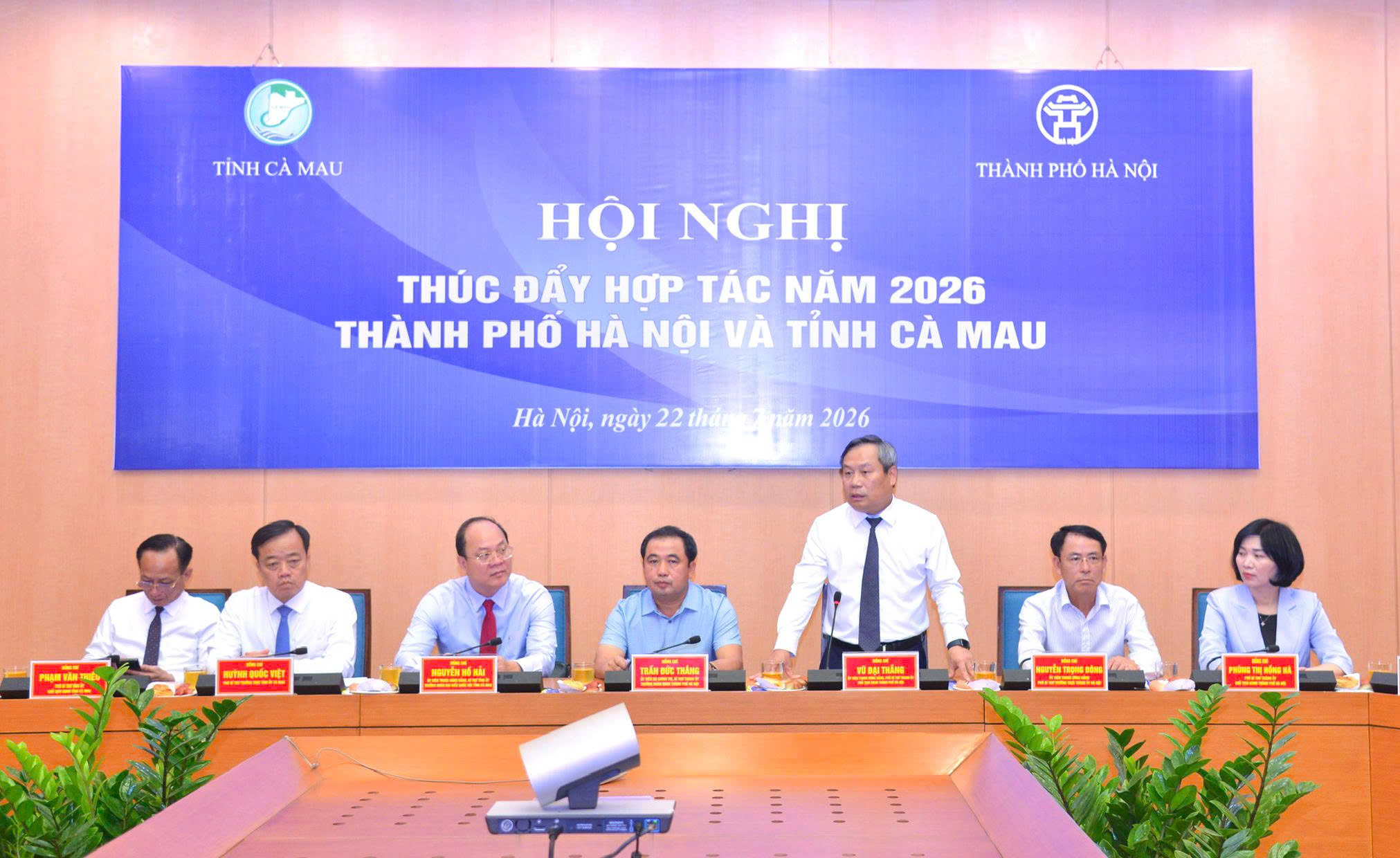 Th&uacute;c đẩy hợp t&aacute;c to&agrave;n diện tr&ecirc;n c&aacute;c lĩnh vực giữa th&agrave;nh phố H&agrave; Nội v&agrave; tỉnh C&agrave; Mau - Ảnh 3.
