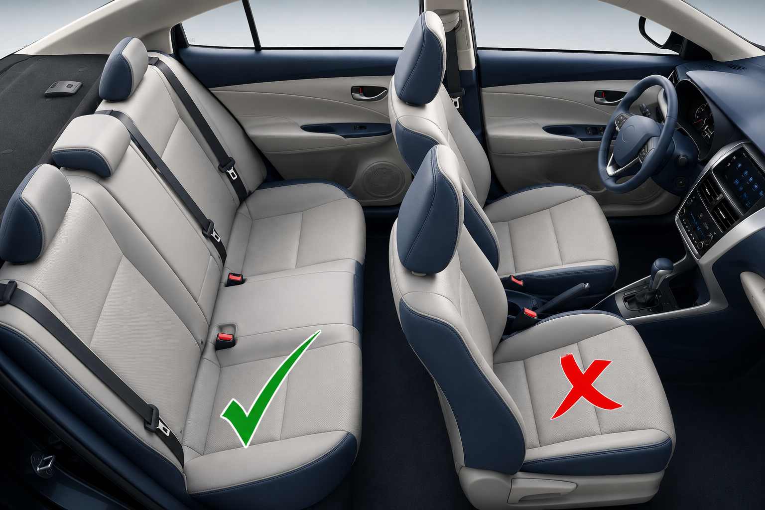 Vì sao ghế sau ghế phụ được xem là ghế VIP trên ô tô hiện đại? - Ảnh 1.