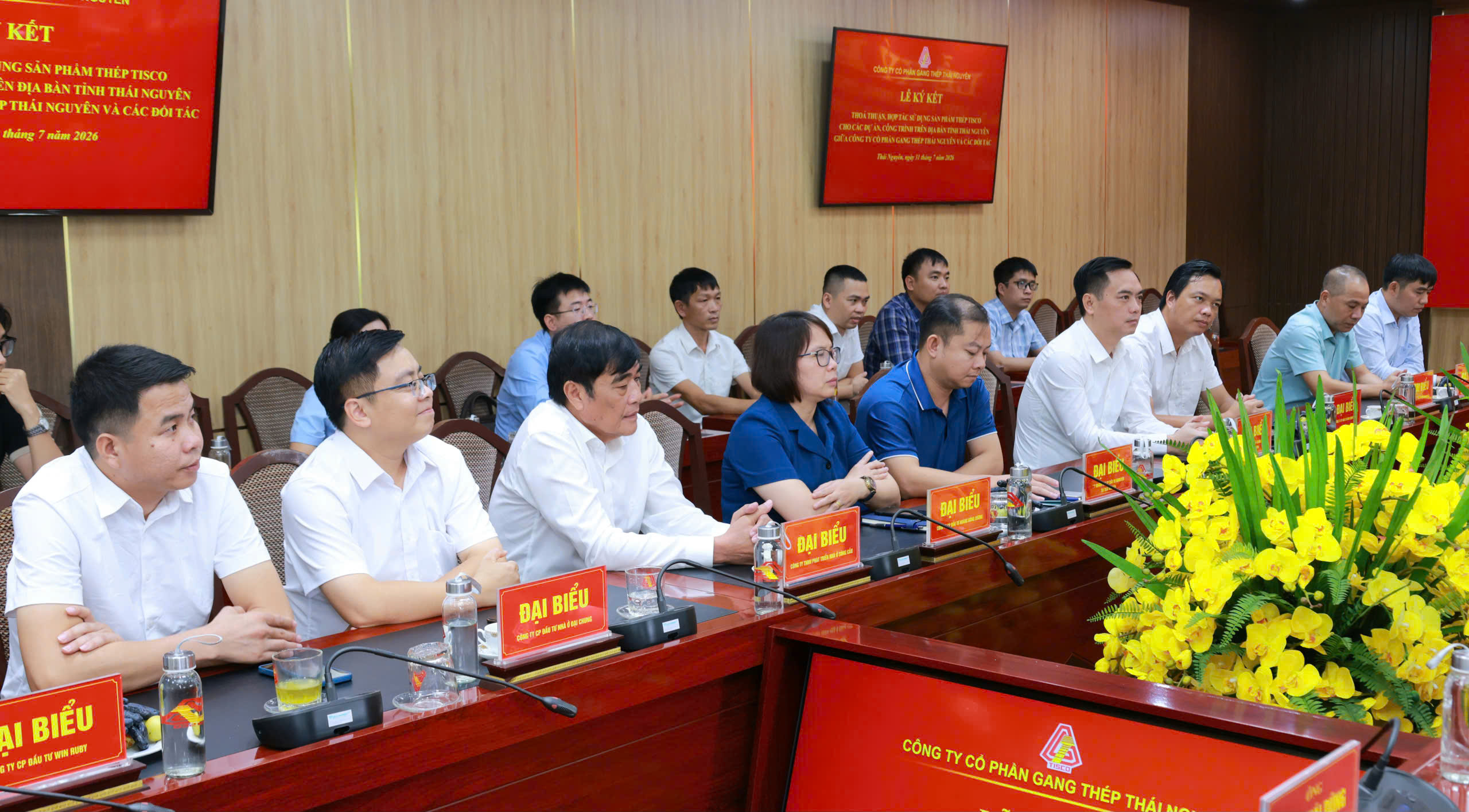 TISCO k&yacute; hợp t&aacute;c với 14 doanh nghiệp, th&uacute;c đẩy sử dụng th&eacute;p tại Th&aacute;i Nguy&ecirc;n - Ảnh 3.