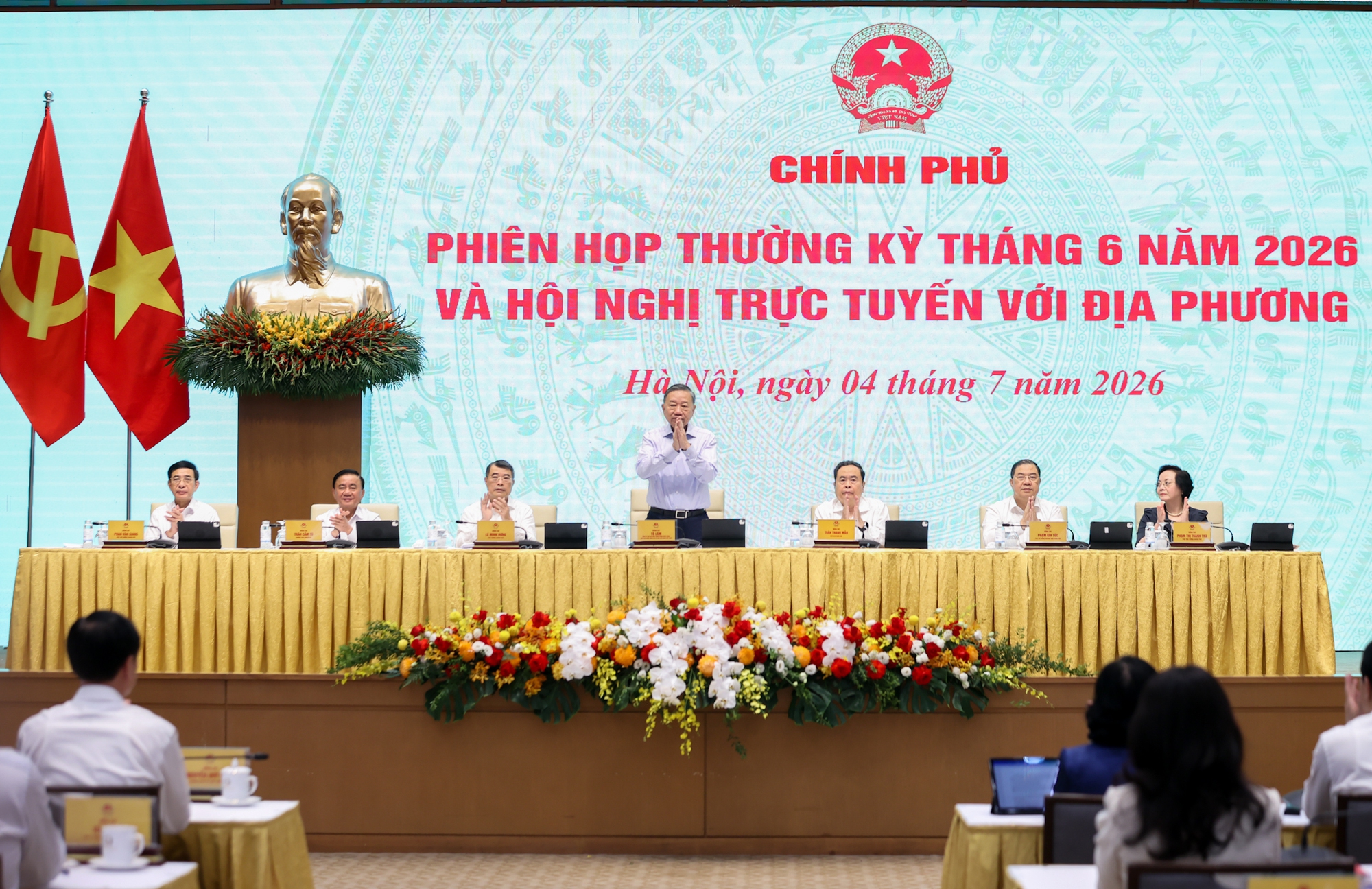 Tổng B&iacute; thư, Chủ tịch nước T&ocirc; L&acirc;m dự phi&ecirc;n họp Ch&iacute;nh phủ thường kỳ th&aacute;ng 6/2026 v&agrave; Hội nghị trực tuyến Ch&iacute;nh phủ với c&aacute;c địa phương - Ảnh 2.