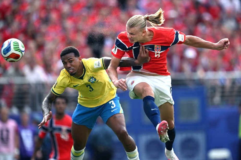 Na Uy đ&aacute;nh bại Brazil tại World Cup 2026: C&uacute; đ&uacute;p của Haaland - Ảnh 1.