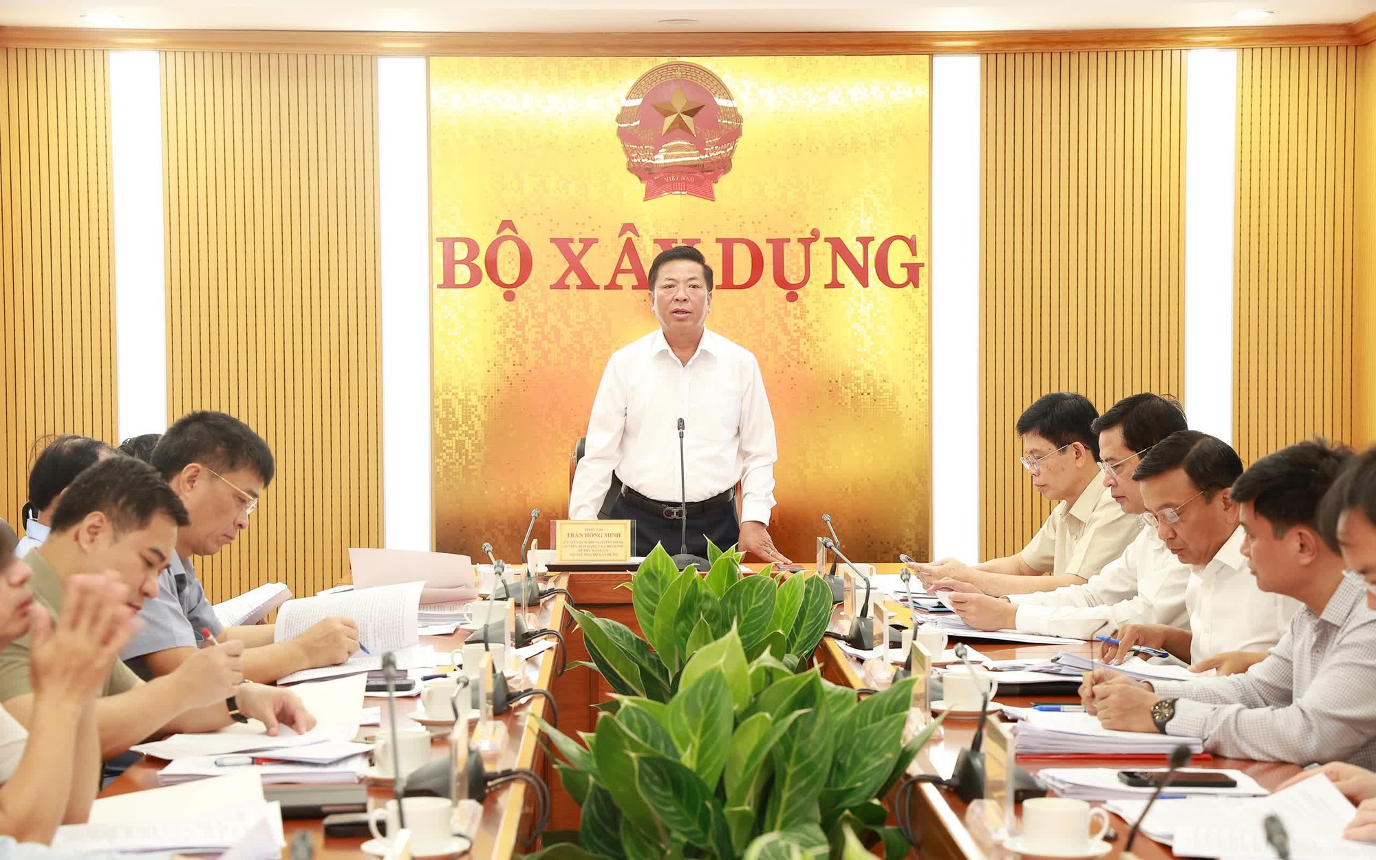 Đảng ủy Bộ X&acirc;y dựng tổ chức Hội nghị Ban Chấp h&agrave;nh lần thứ năm - Ảnh 3.
