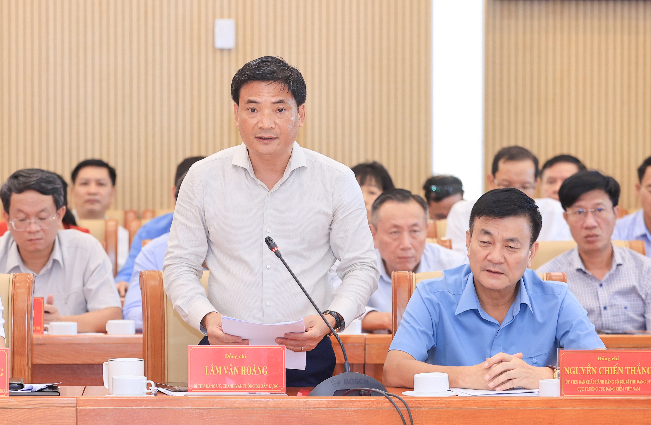 Triển khai nhiều nhiệm vụ trọng t&acirc;m tại Hội nghị Đảng bộ Bộ X&acirc;y dựng lần thứ năm mở rộng - Ảnh 2.