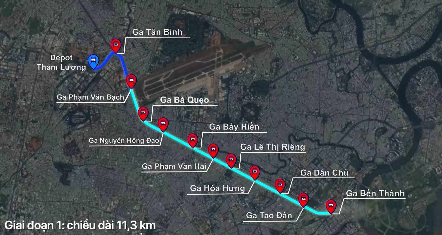 Cận cảnh đại c&ocirc;ng trường thi c&ocirc;ng ga ngầm Phạm Văn Bạch tr&ecirc;n tuyến metro số 2 - Ảnh 9.