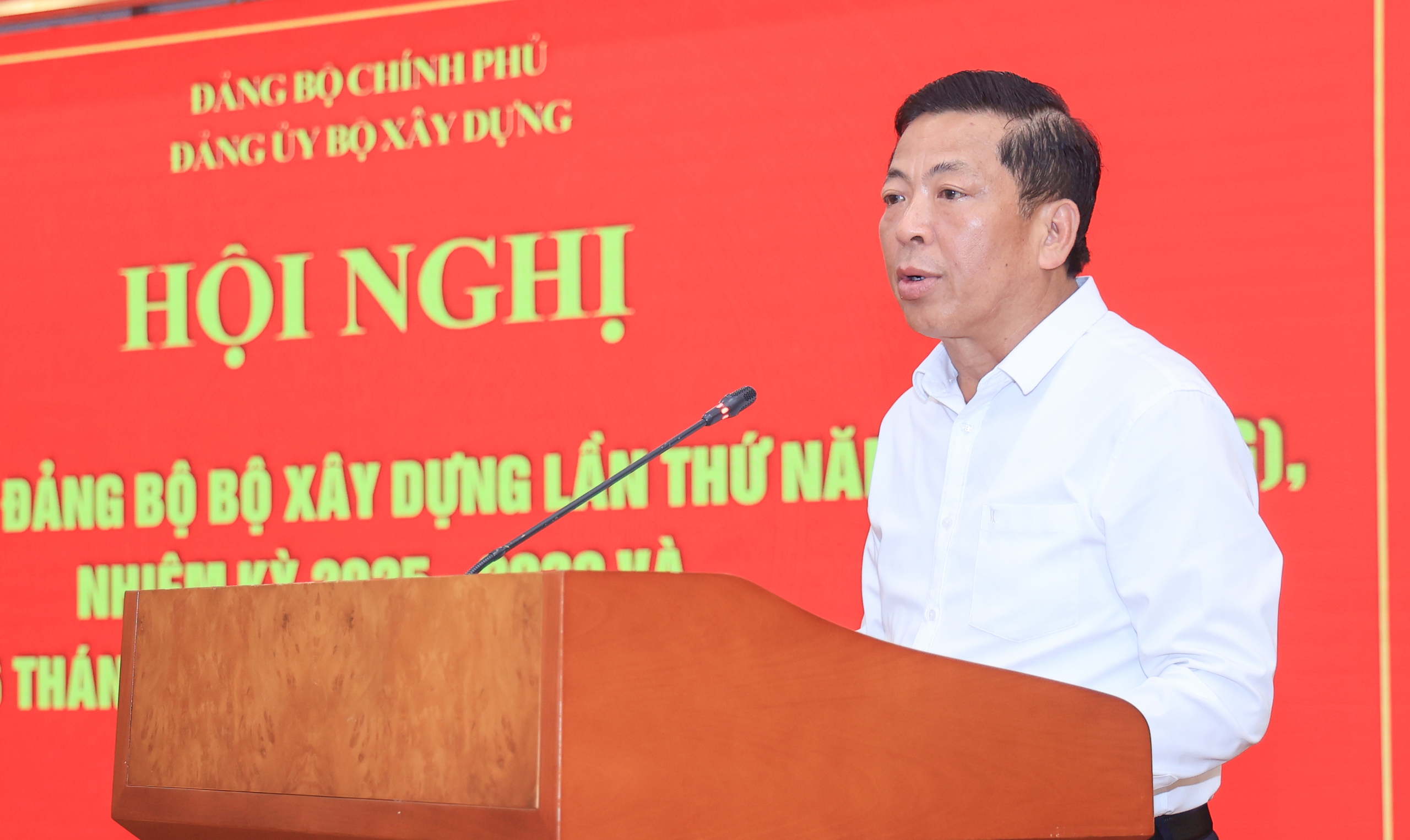 Triển khai nhiều nhiệm vụ trọng t&acirc;m tại Hội nghị Đảng bộ Bộ X&acirc;y dựng lần thứ năm mở rộng - Ảnh 1.