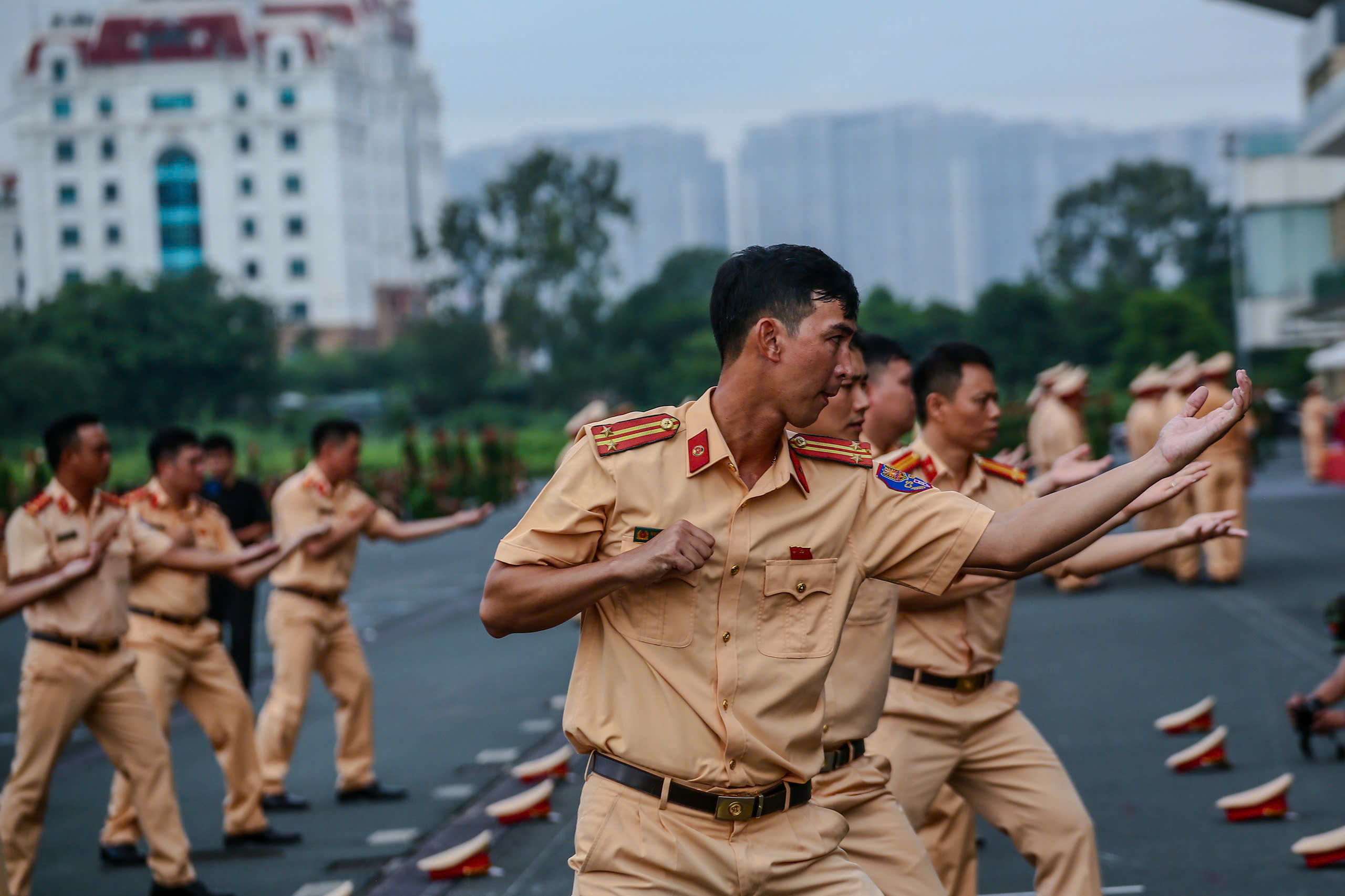 H&agrave; Nội: Hơn 3.000 cảnh s&aacute;t ph&ocirc; diễn điều lệnh, qu&acirc;n sự v&agrave; v&otilde; thuật  - Ảnh 11.