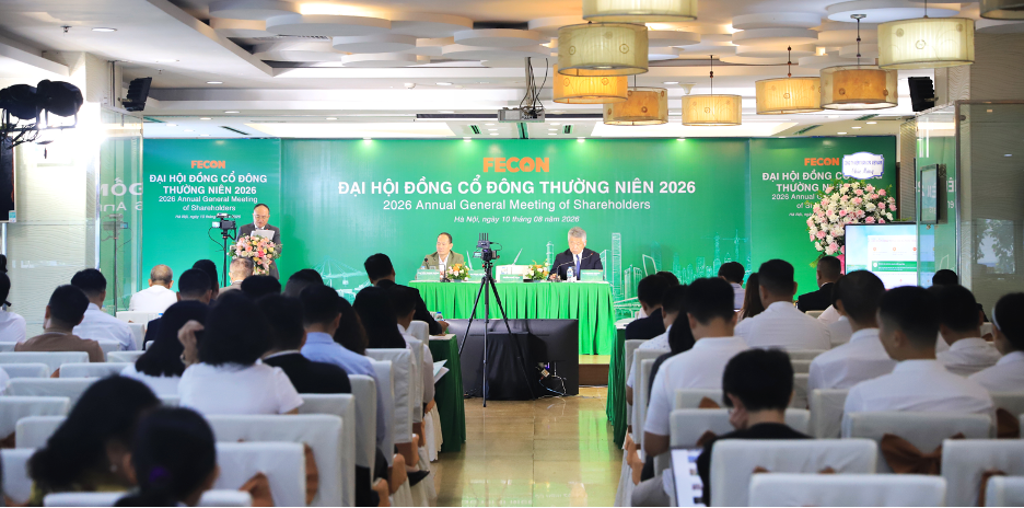 ĐHCĐ FECON 2026: Mục ti&ecirc;u lợi nhuận tăng 160%, củng cố nền tảng cho chu kỳ hạ tầng mới  - Ảnh 2.