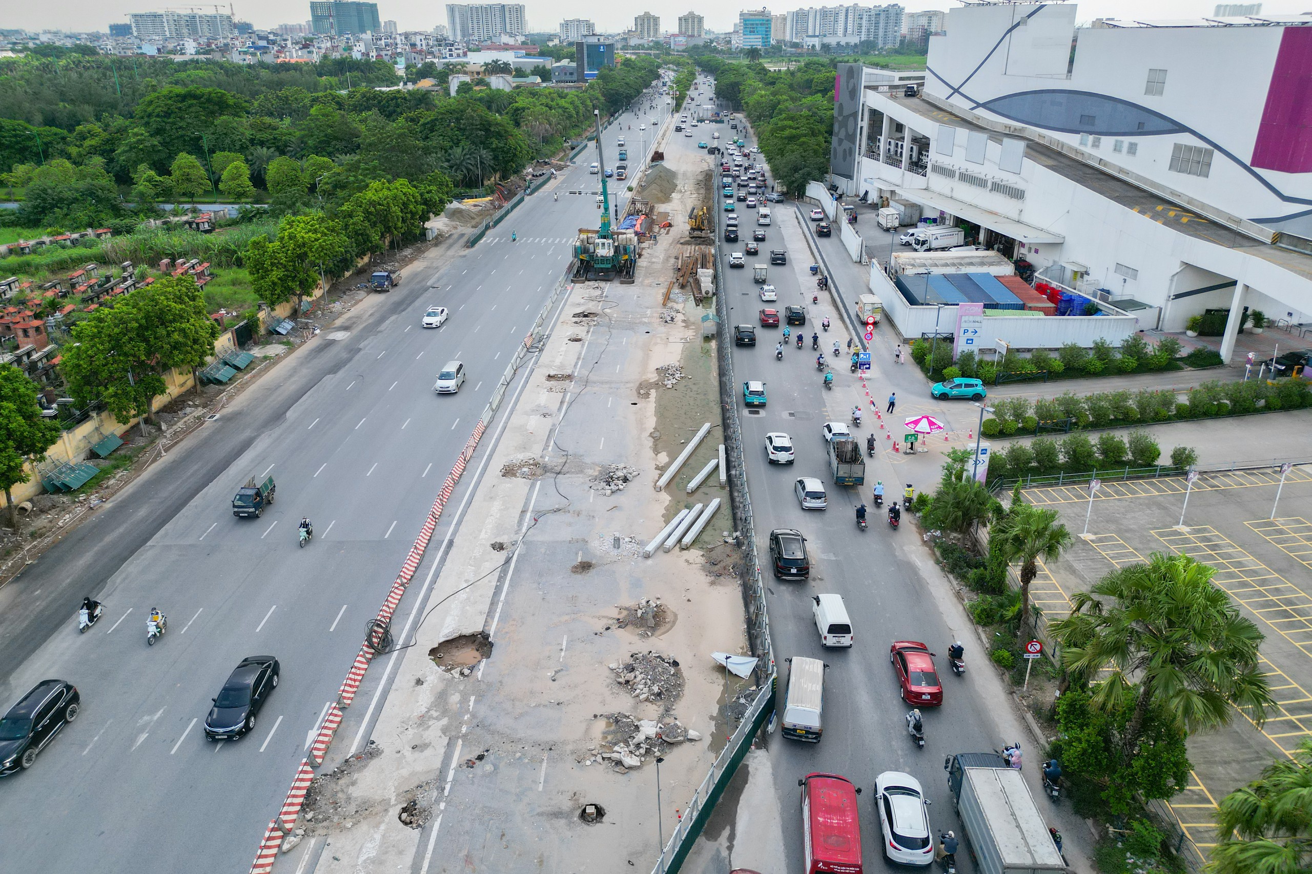 Toàn cảnh công trường hầm chui Cổ Linh sau 9 tháng thi công - Ảnh 12.