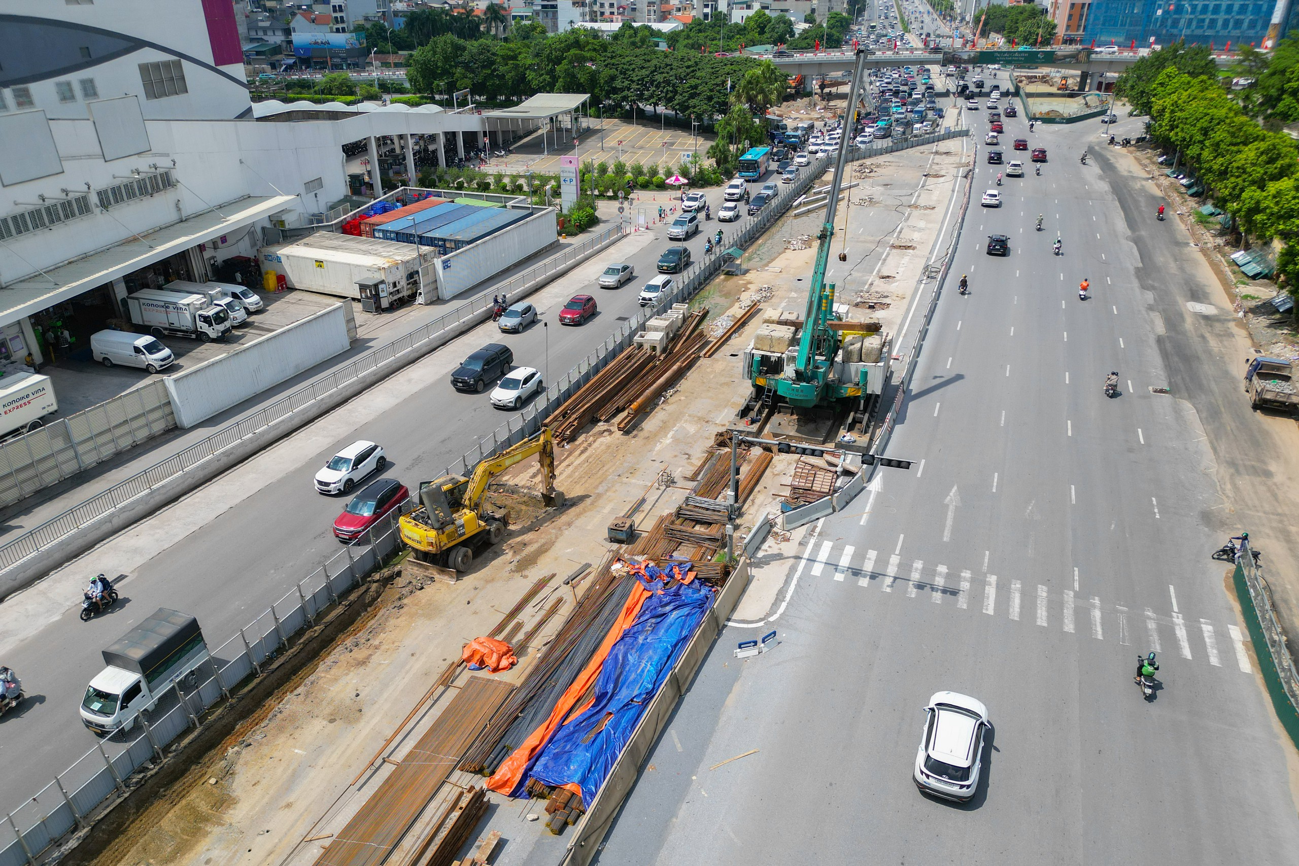 Toàn cảnh công trường hầm chui Cổ Linh sau 9 tháng thi công - Ảnh 5.
