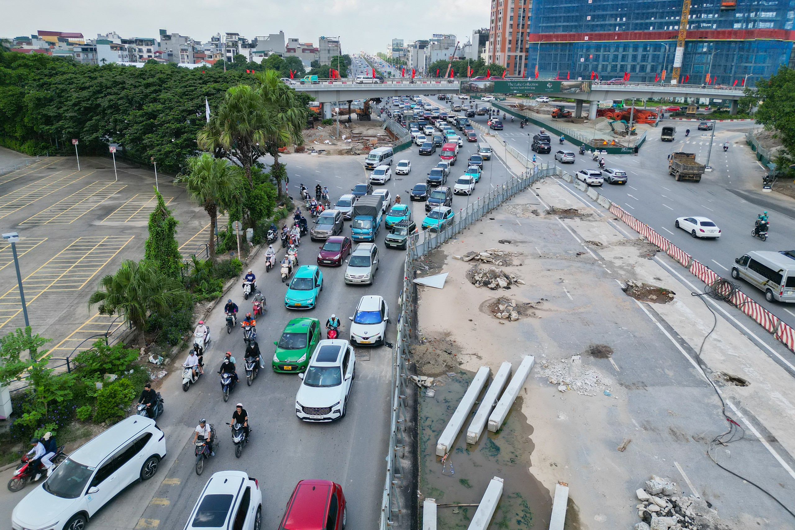 Toàn cảnh công trường hầm chui Cổ Linh sau 9 tháng thi công - Ảnh 11.