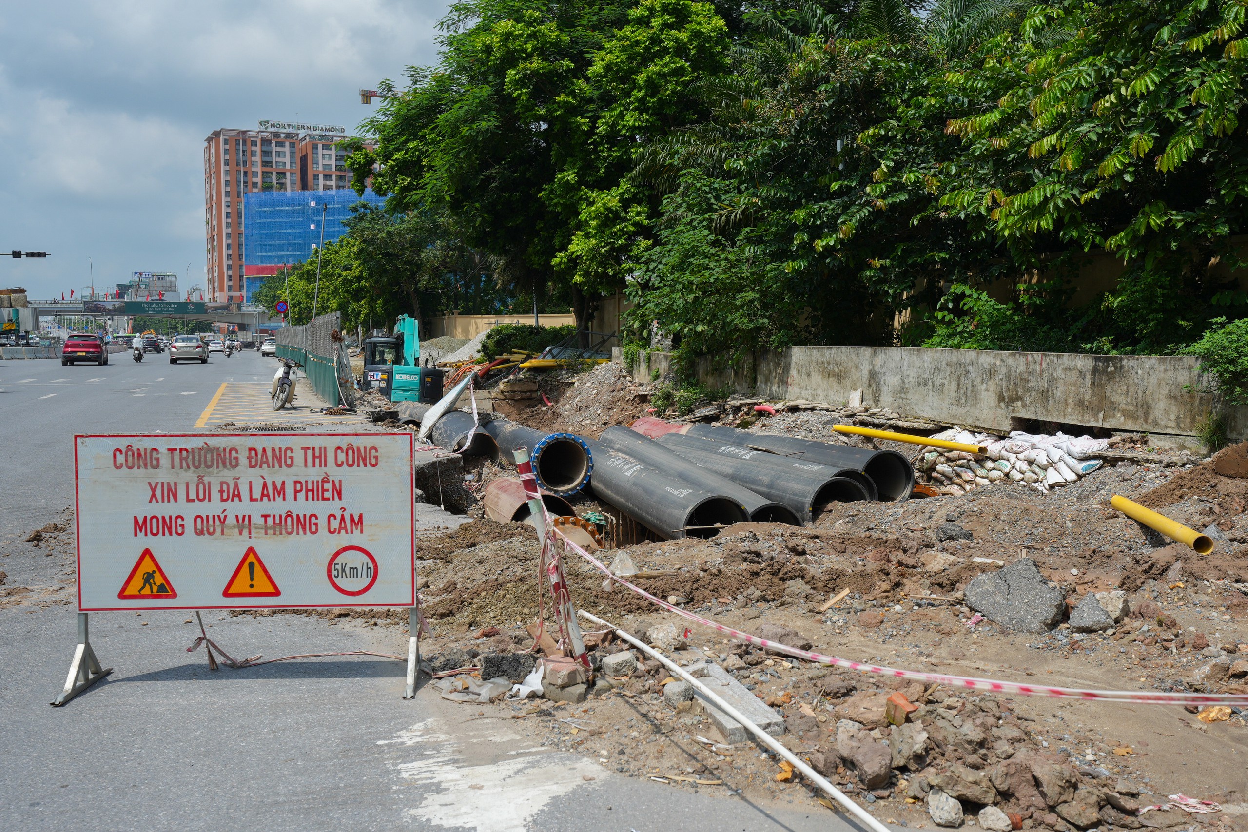 Toàn cảnh công trường hầm chui Cổ Linh sau 9 tháng thi công - Ảnh 13.