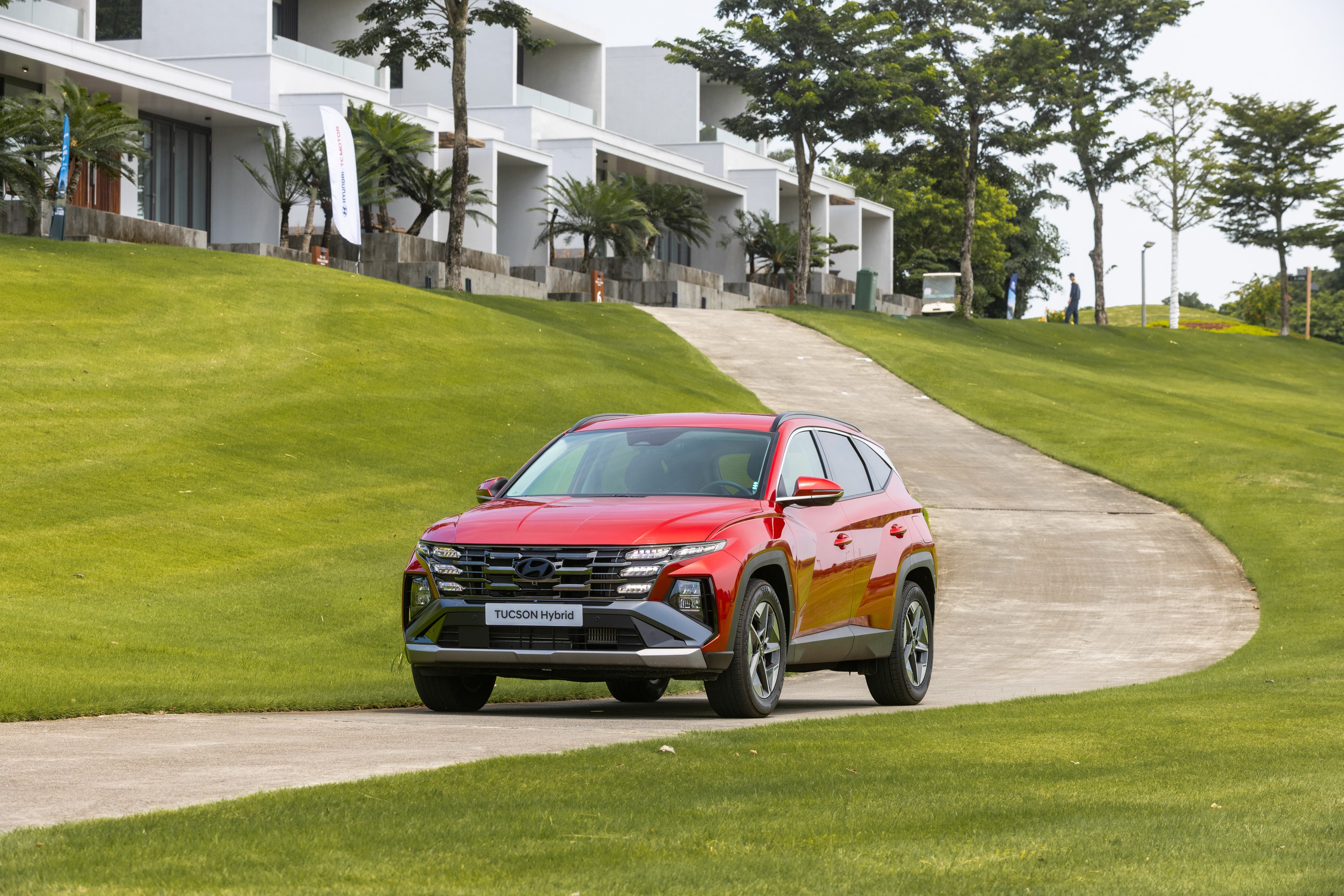 Hyundai thử nghiệm Tucson, Palisade hybrid trước ngày ra mắt - Ảnh 2.