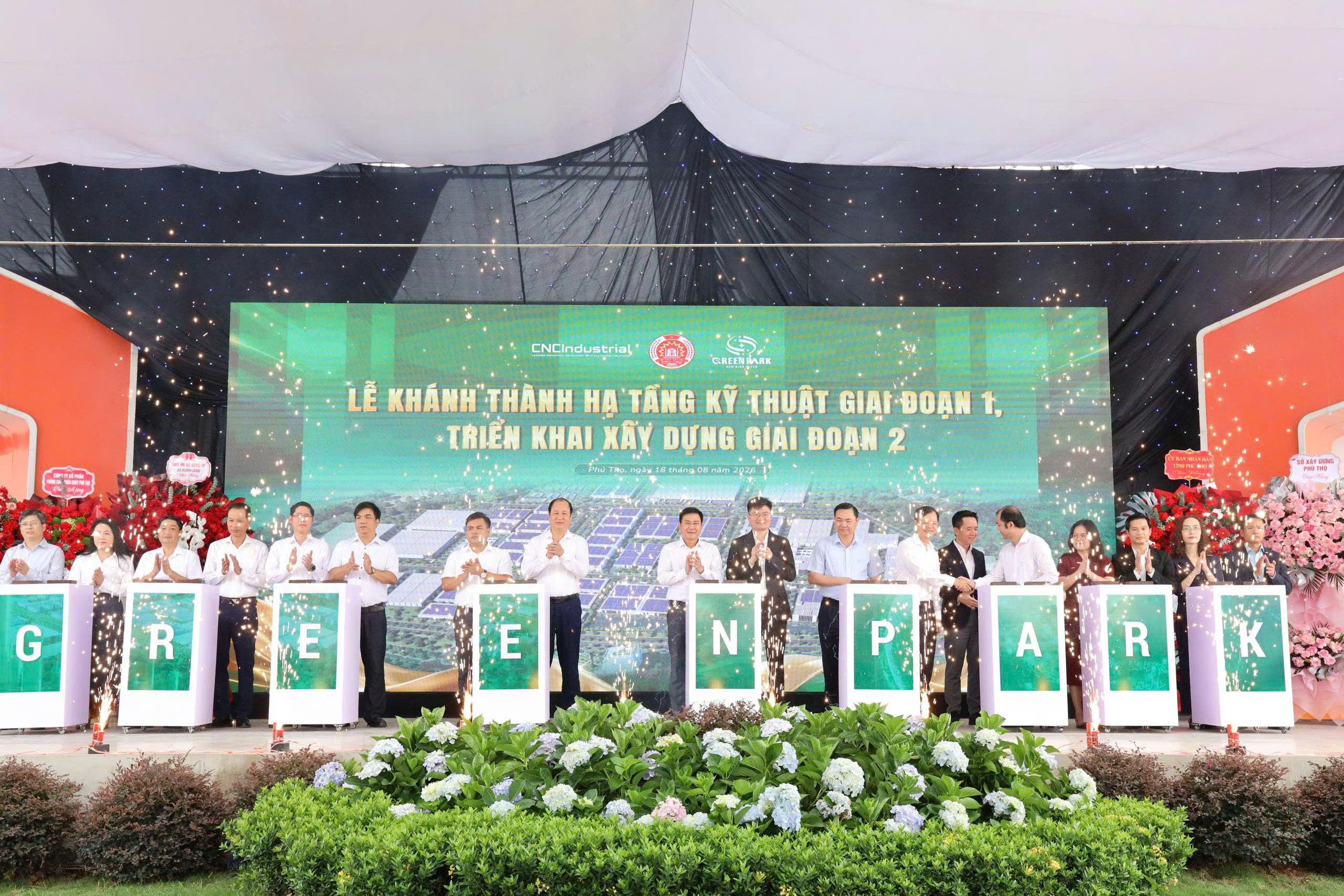 Tập đo&agrave;n CNCTech ho&agrave;n th&agrave;nh hạ tầng giai đoạn 1 KCN xanh, th&ocirc;ng minh tại tỉnh Ph&uacute; Thọ - Ảnh 4.