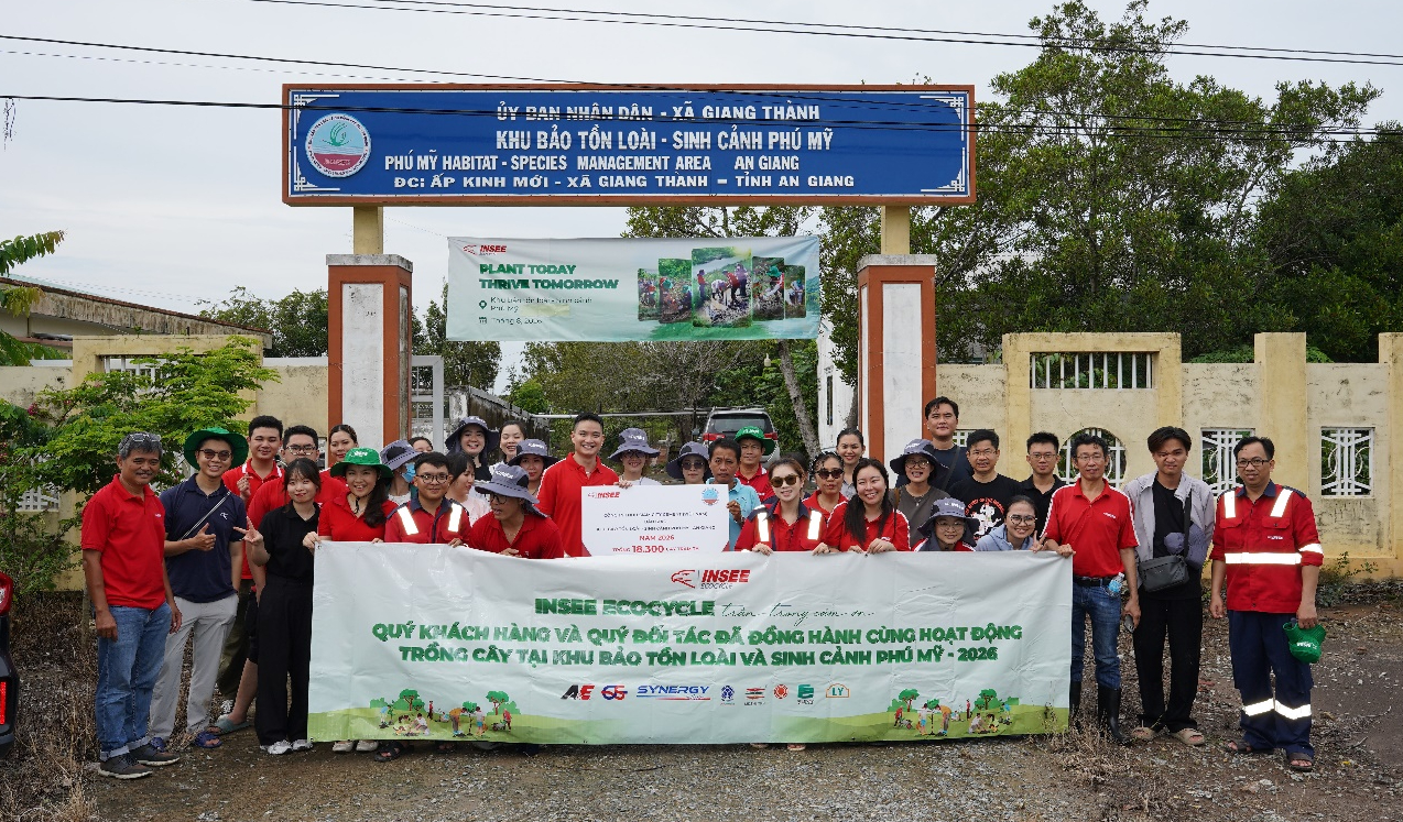 INSEE chung tay bảo tồn đa dạng sinh học tại khu bảo tồn loài và sinh cảnh Phú Mỹ - Ảnh 1.