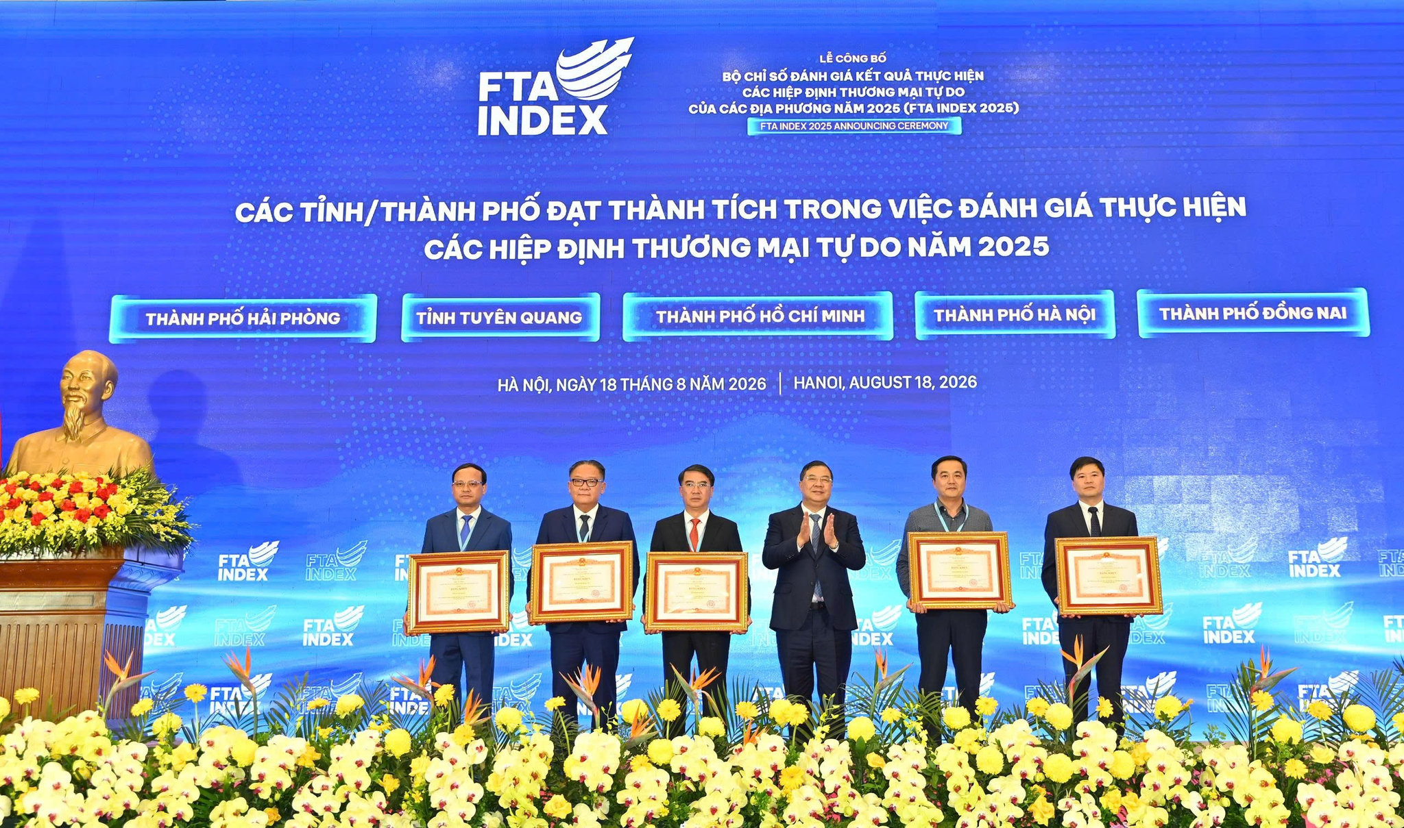 Hải Ph&ograve;ng thuộc  5 địa phương dẫn đầu về c&aacute;c FTA Index 2025  - Ảnh 1.
