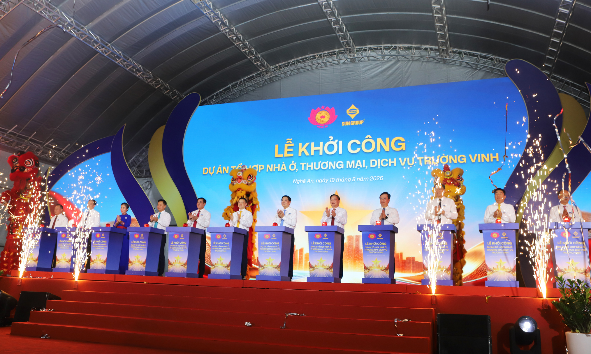 Khởi công tổ hợp nhà ở, thương mại dịch vụ gần 9.000 tỷ đồng trên khu đất vàng ở Nghệ An - Ảnh 1.