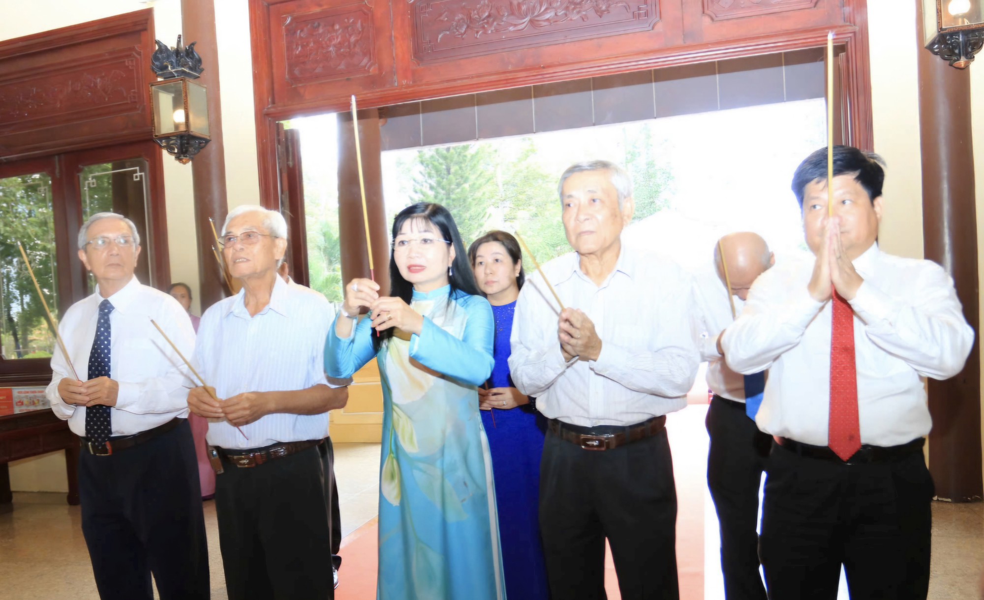 An Giang: Kỷ niệm 138 năm Ng&agrave;y sinh Chủ tịch T&ocirc;n Đức Thắng - Ảnh 1.