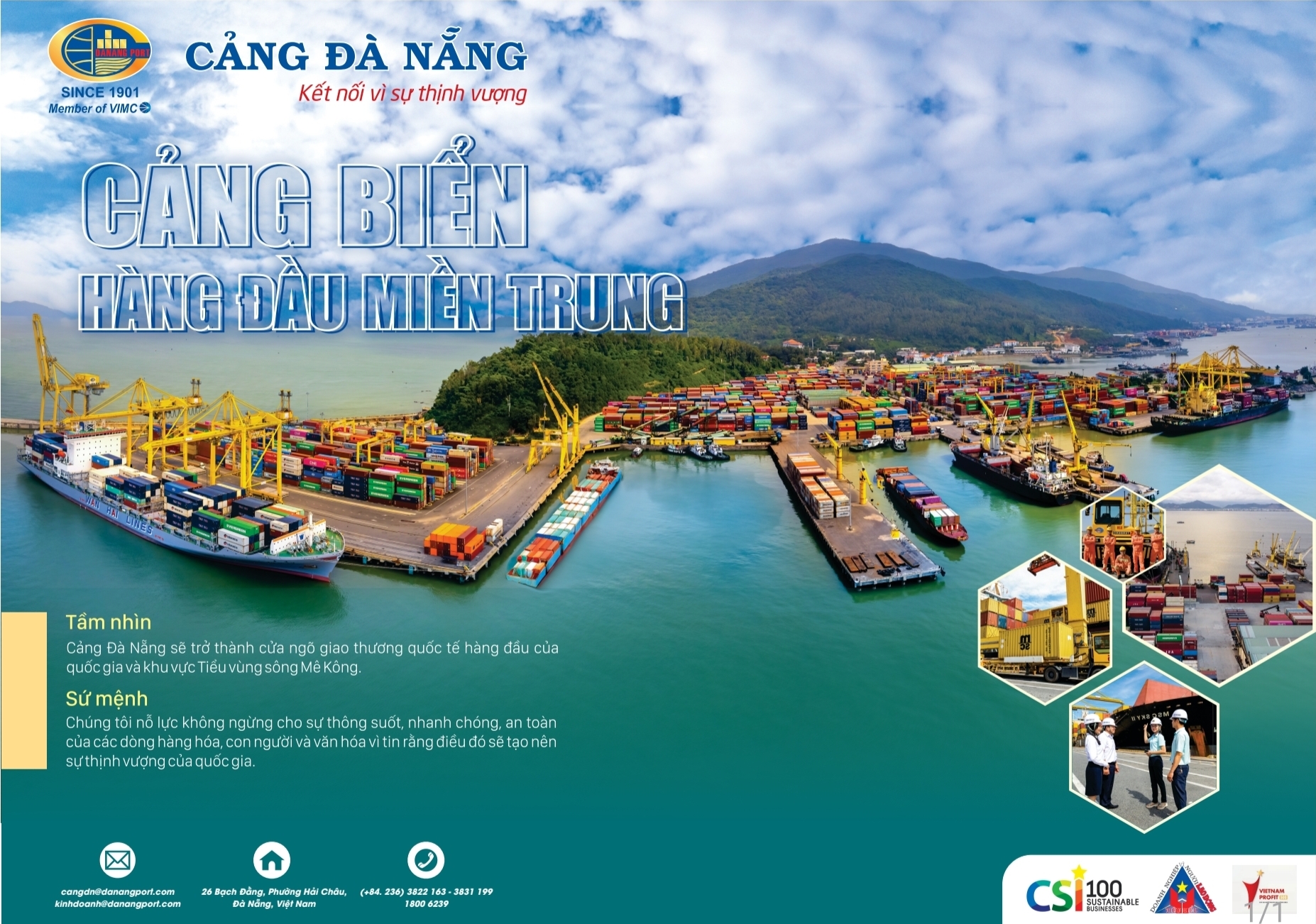 Cảng Đ&agrave; Nẵng: Thương hiệu cảng biển container lớn nhất miền Trung - Ảnh 1.