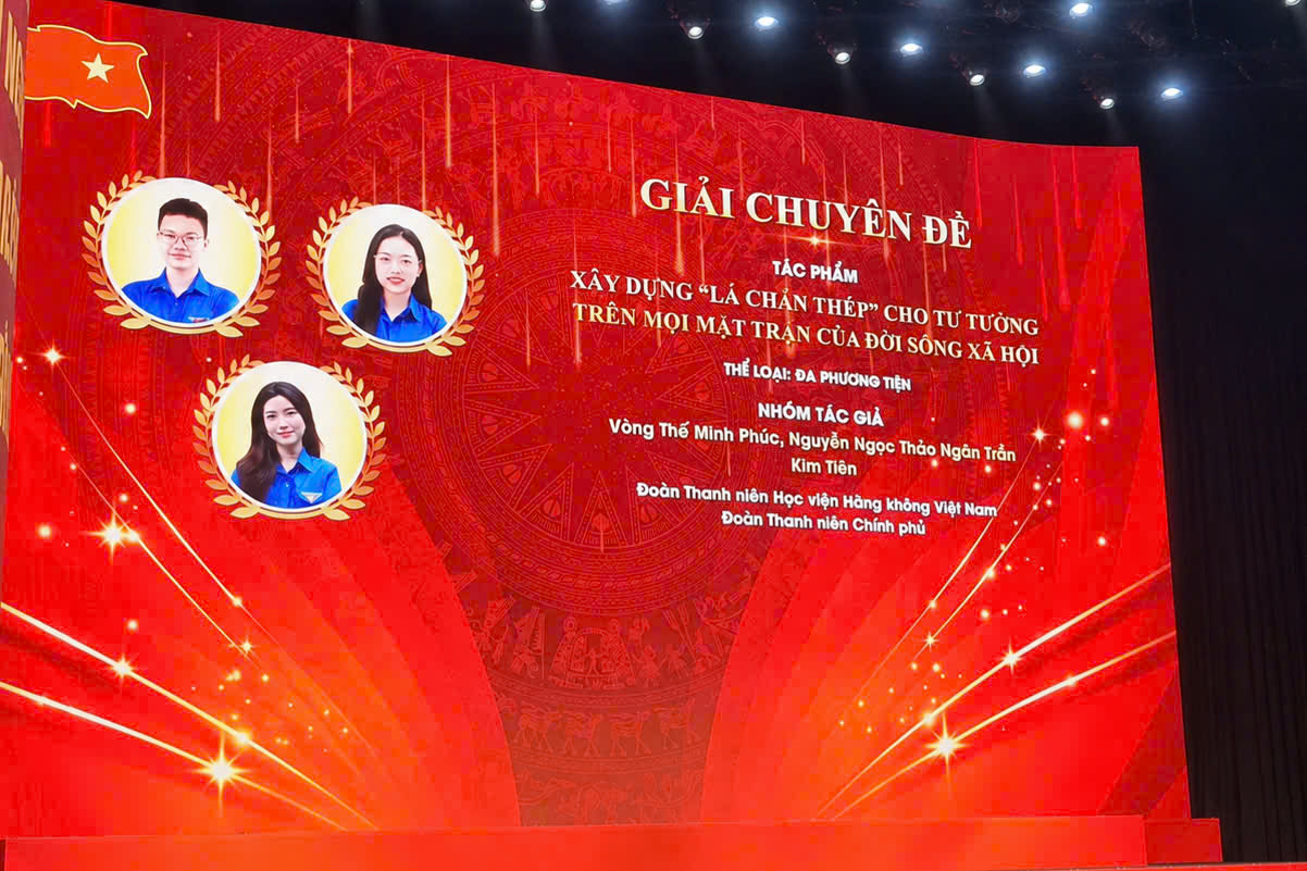 Sinh viên Học viện Hàng không Việt Nam ghi dấu ấn tại cuộc thi chính luận - Ảnh 3.