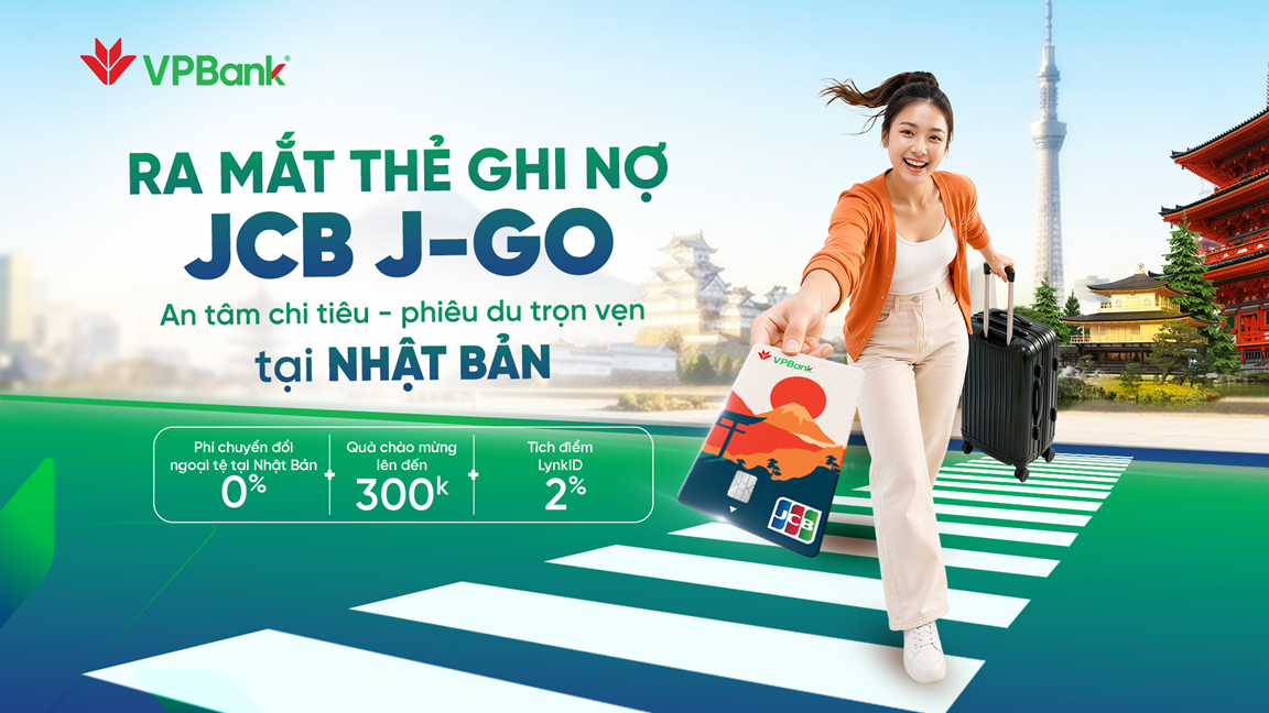 VPBank ra mắt thẻ JCB J-Go, du lịch Nhật Bản không lo về phí - Ảnh 1.
