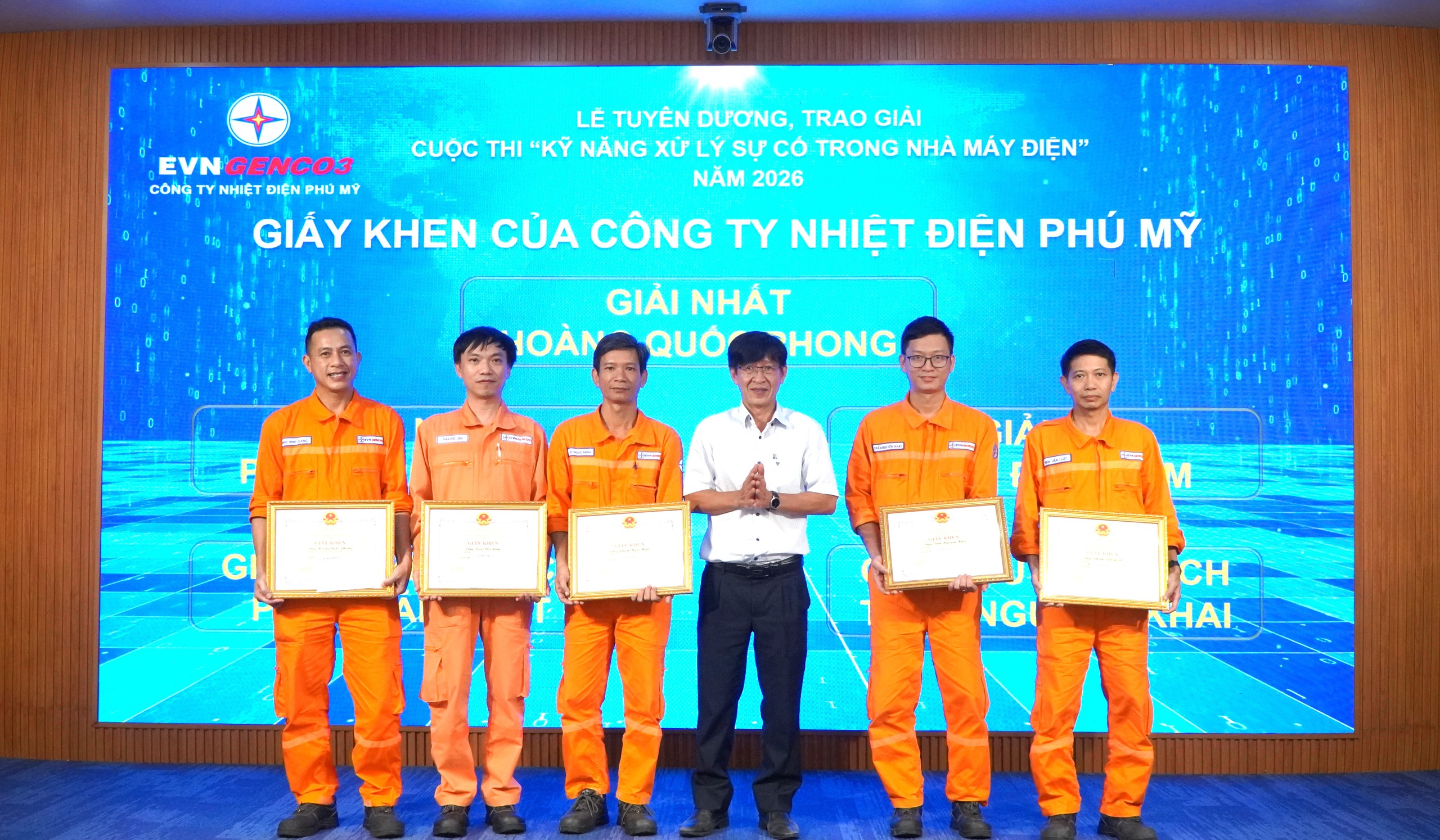 C&ocirc;ng ty Nhiệt điện Ph&uacute; Mỹ tổ chức Hội thi Kỹ năng xử l&yacute; sự cố Nh&agrave; m&aacute;y điện năm 2026 - Ảnh 5.