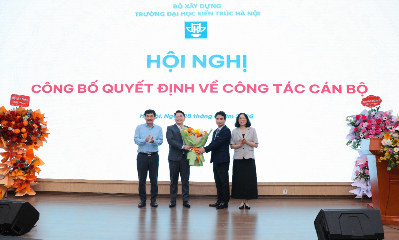 Trường Đại học Kiến trúc Hà Nội có tân Phó Hiệu trưởng - Ảnh 3.