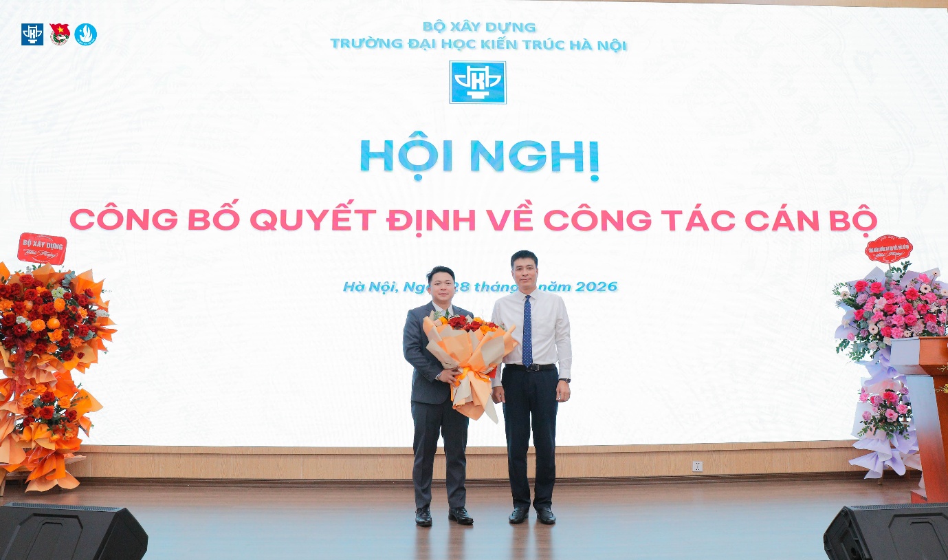 Trường Đại học Kiến trúc Hà Nội có tân Phó Hiệu trưởng - Ảnh 2.