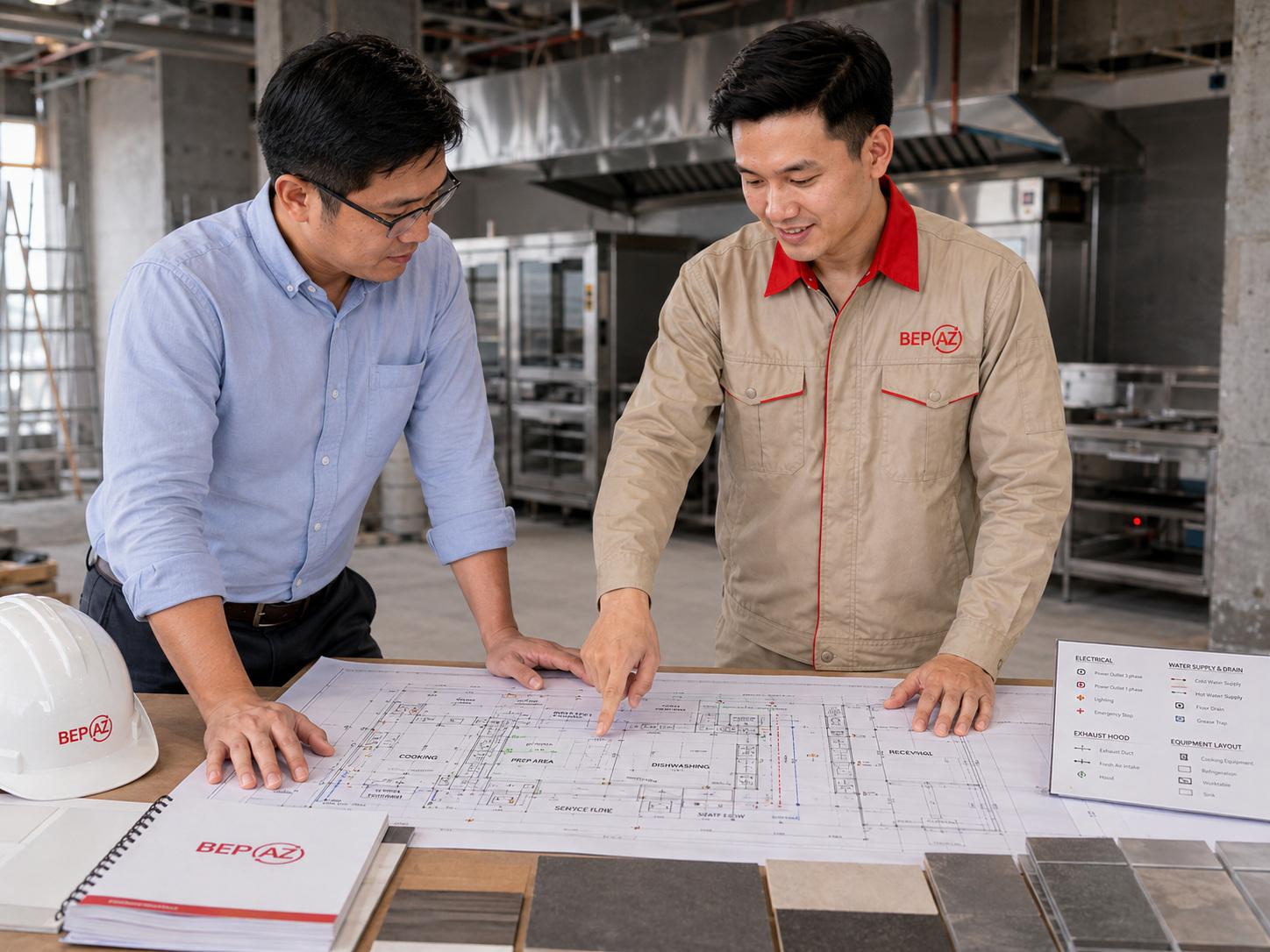 Thiết kế bếp công nghiệp: Đồng bộ từ bản vẽ công trình đến vận hành - Ảnh 1.