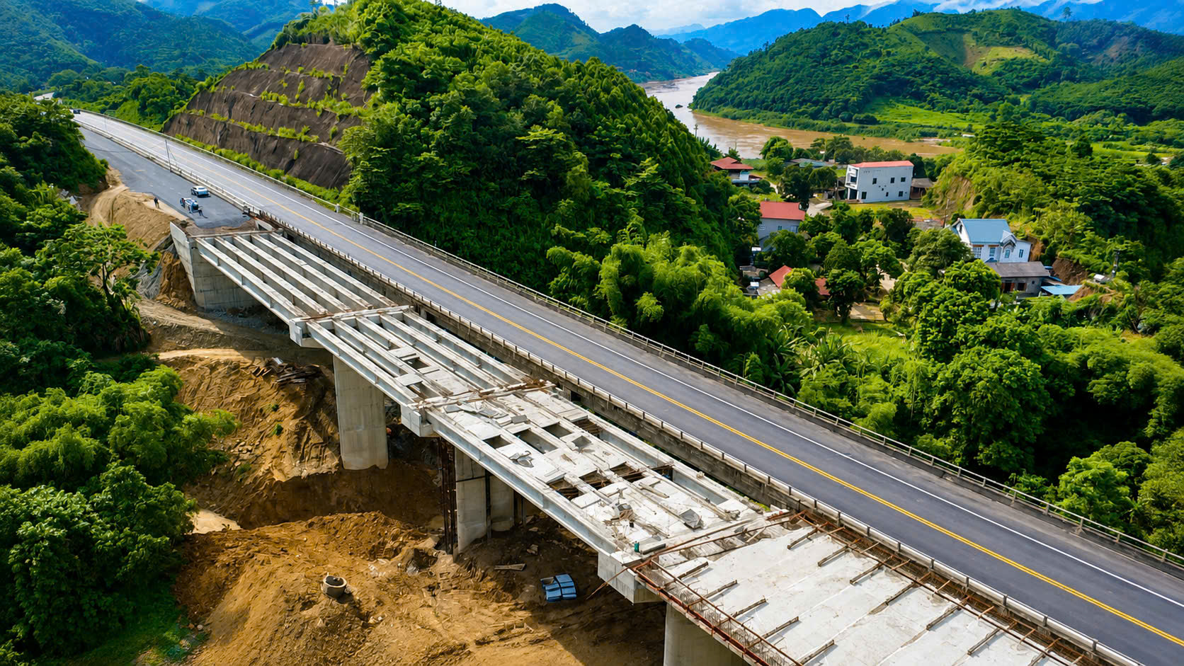 To&agrave;n cảnh đại c&ocirc;ng trường mở rộng cao tốc Nội B&agrave;i - L&agrave;o Cai ra sao? - Ảnh 6.