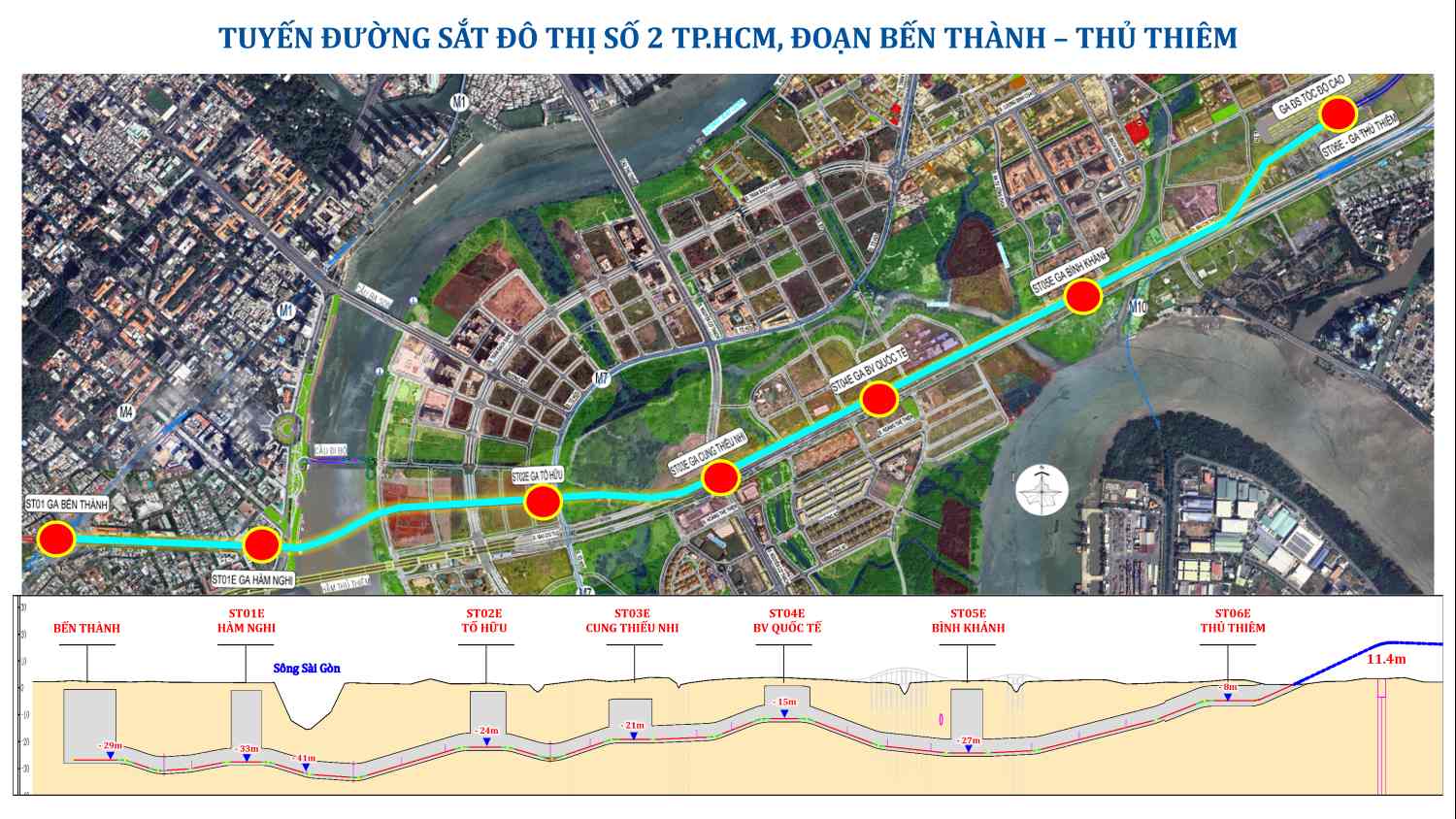 Cận cảnh tuyến Metro Bến Thành - Thủ Thiêm chuẩn bị vượt sông Sài Gòn ở độ sâu 41m - Ảnh 7.