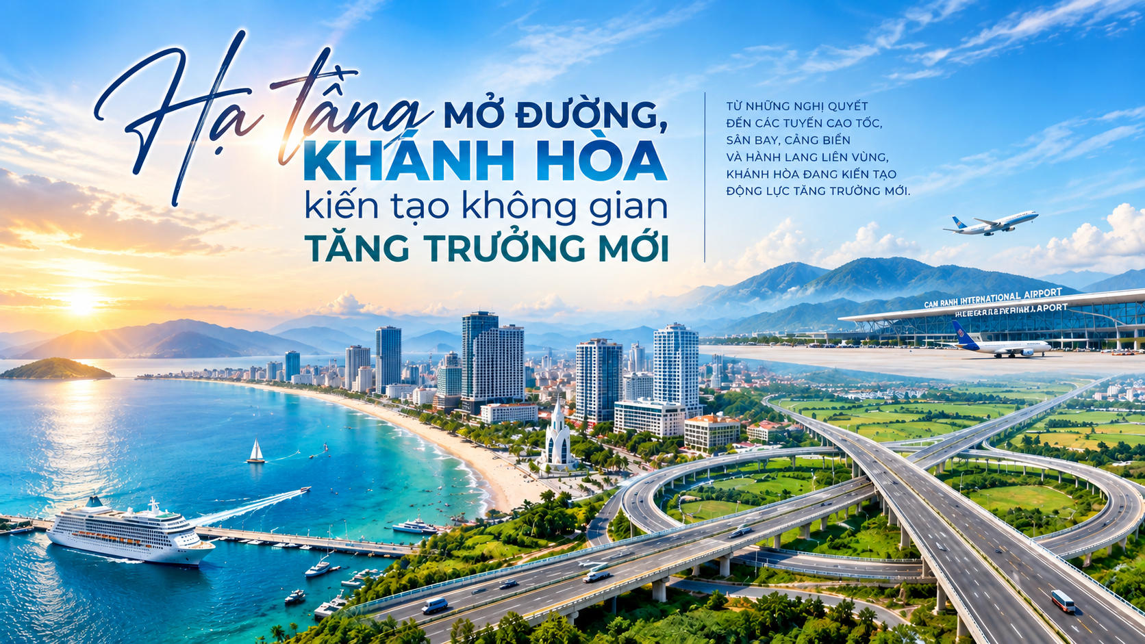 Hạ tầng mở đường, Kh&aacute;nh H&ograve;a kiến tạo kh&ocirc;ng gian tăng trưởng mới- Ảnh 1.