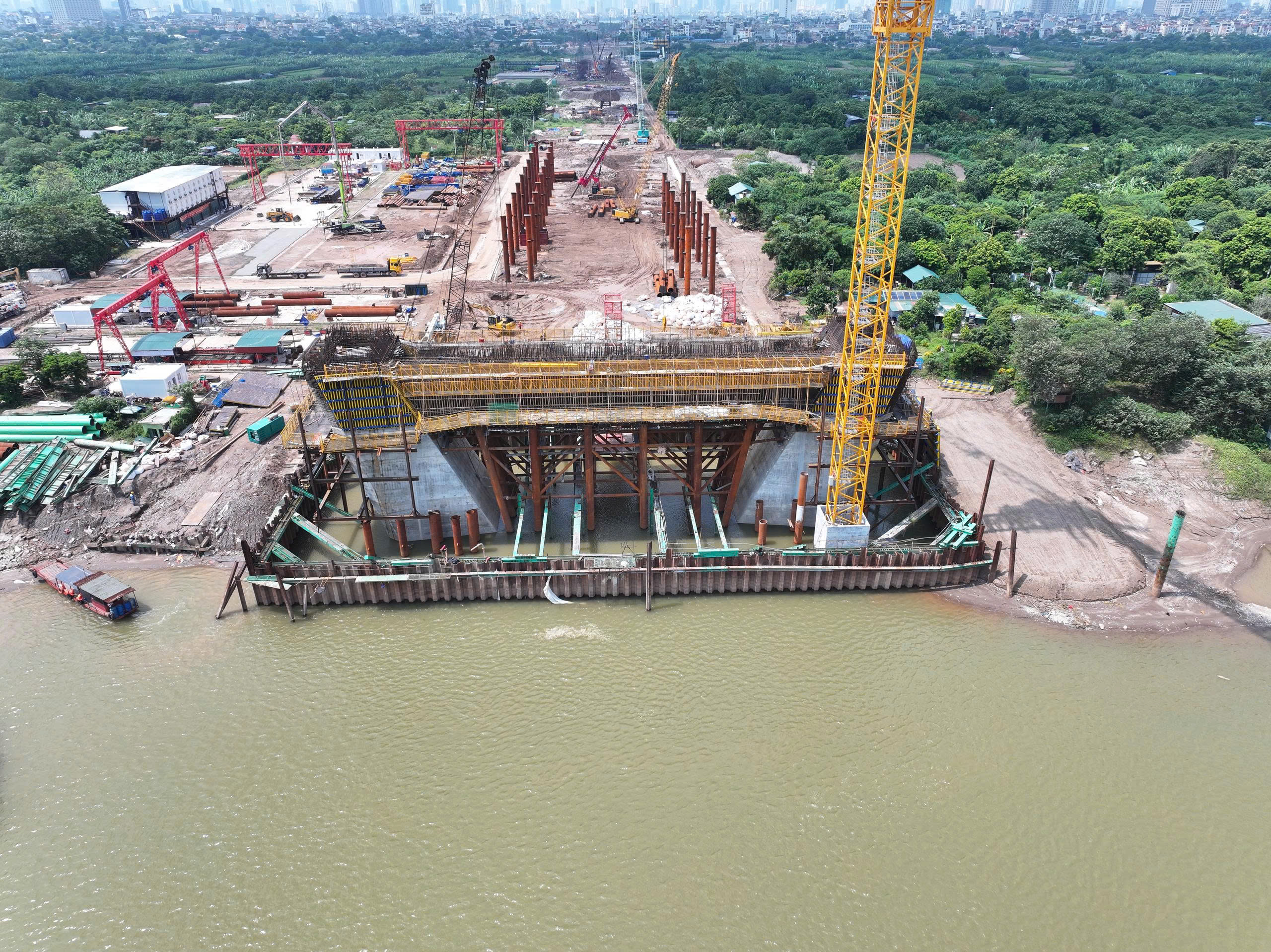 H&agrave; Nội: Ba đại c&ocirc;ng trường cầu vượt s&ocirc;ng Hồng c&ugrave;ng tăng tốc, chạy đua về đ&iacute;ch trước APEC- Ảnh 10.