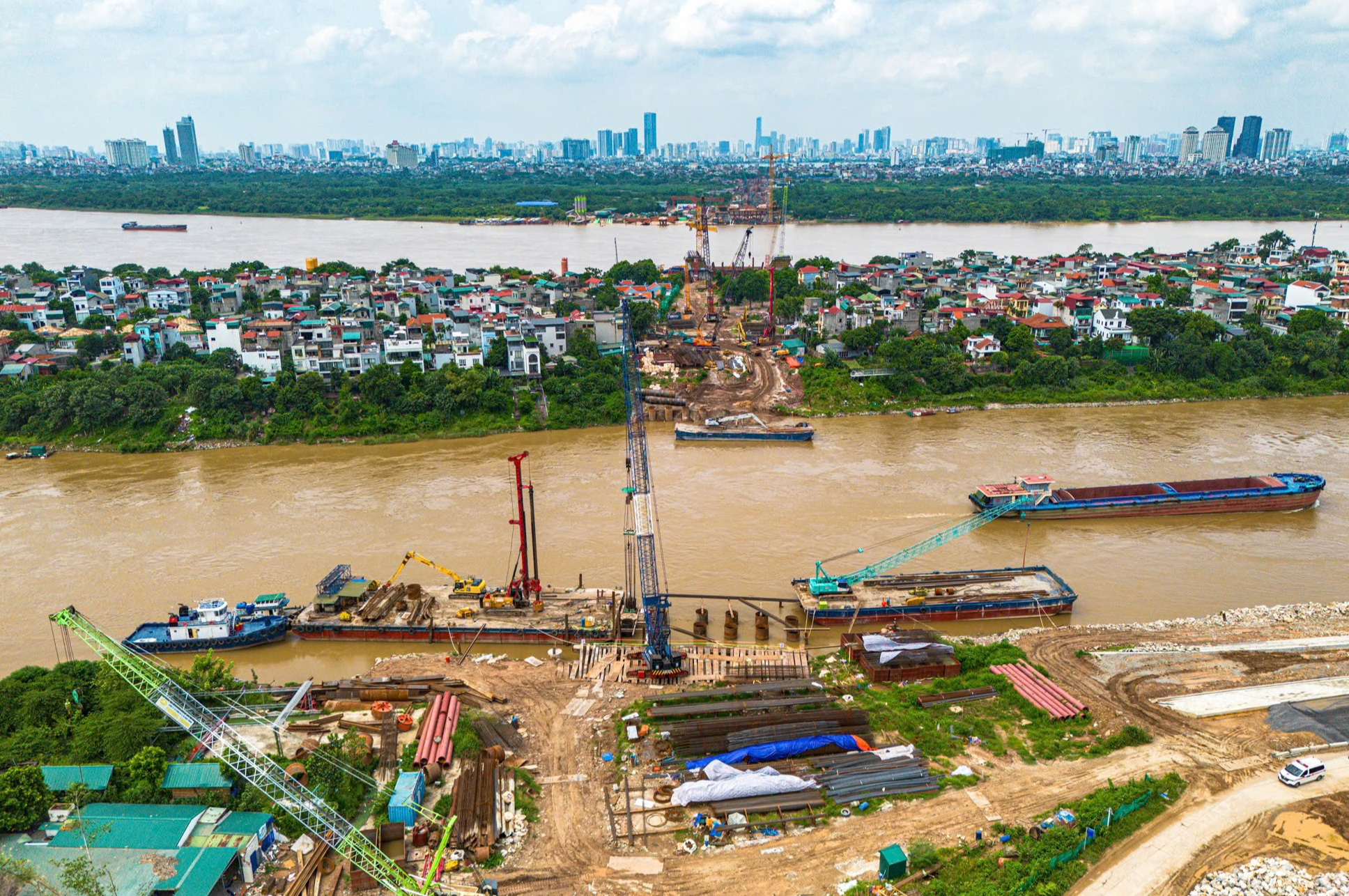 H&agrave; Nội: Ba đại c&ocirc;ng trường cầu vượt s&ocirc;ng Hồng c&ugrave;ng tăng tốc, chạy đua về đ&iacute;ch trước APEC- Ảnh 7.